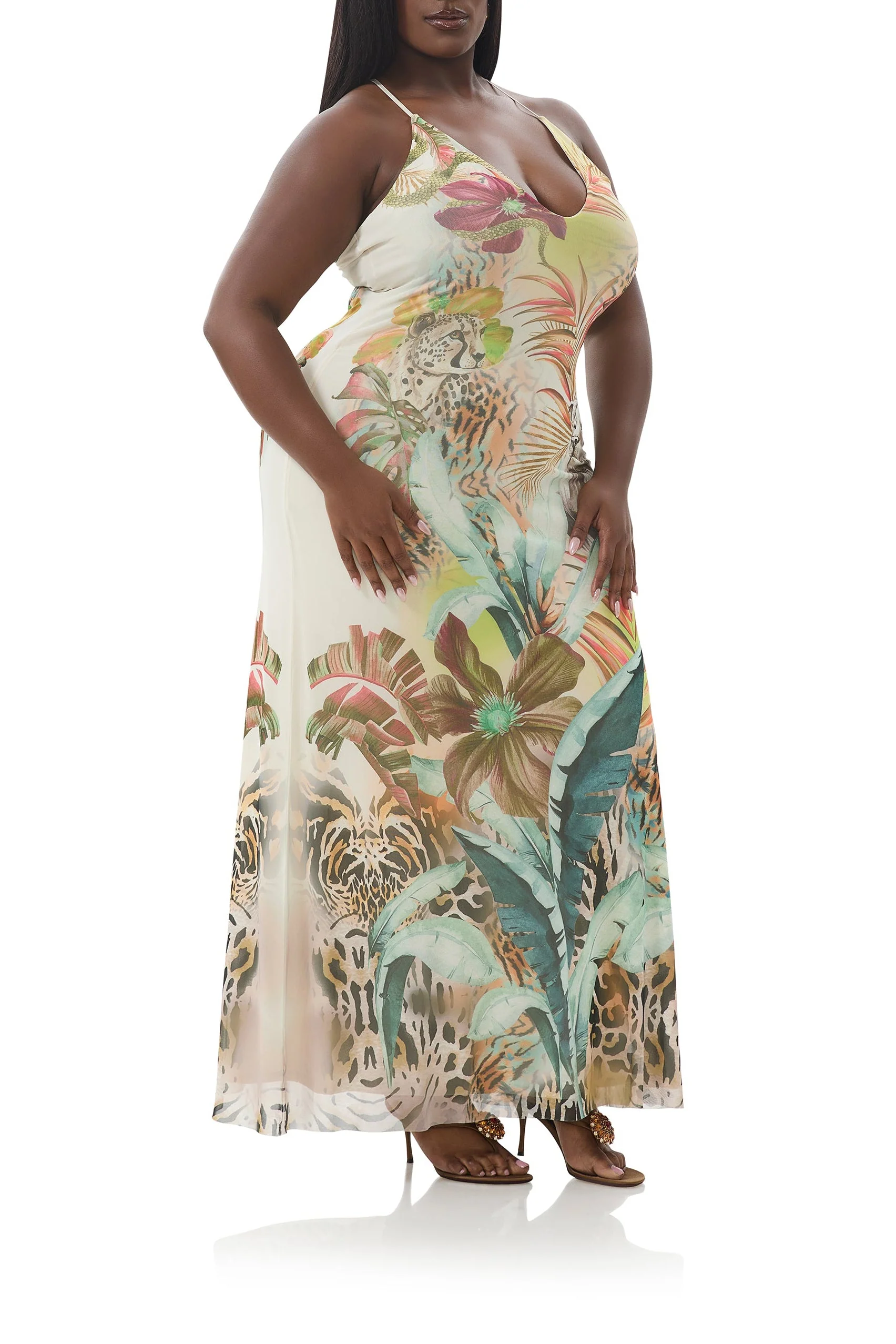 Romy Dress | Placed Desert Tropic - Image 4