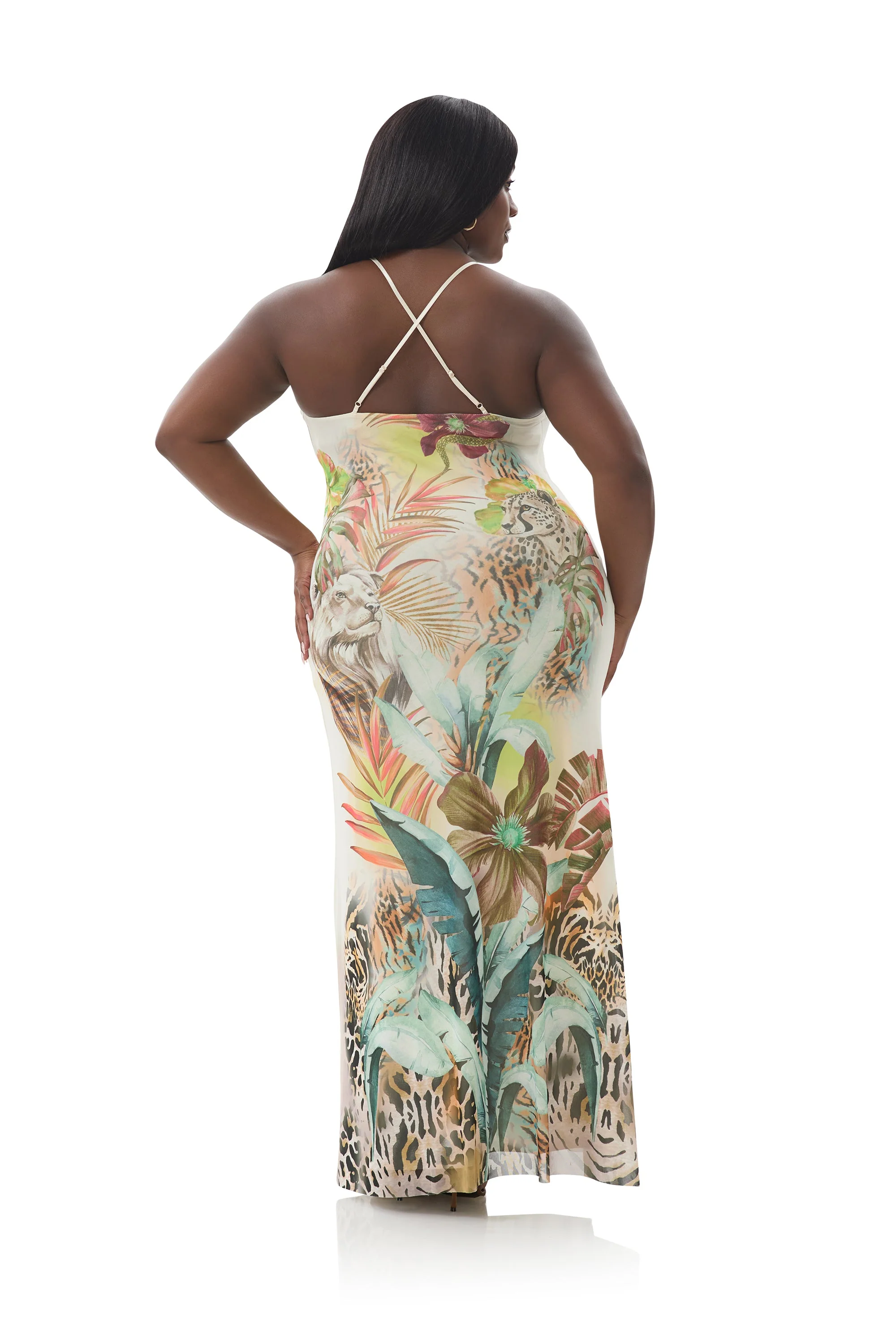 Romy Dress | Placed Desert Tropic - Image 8