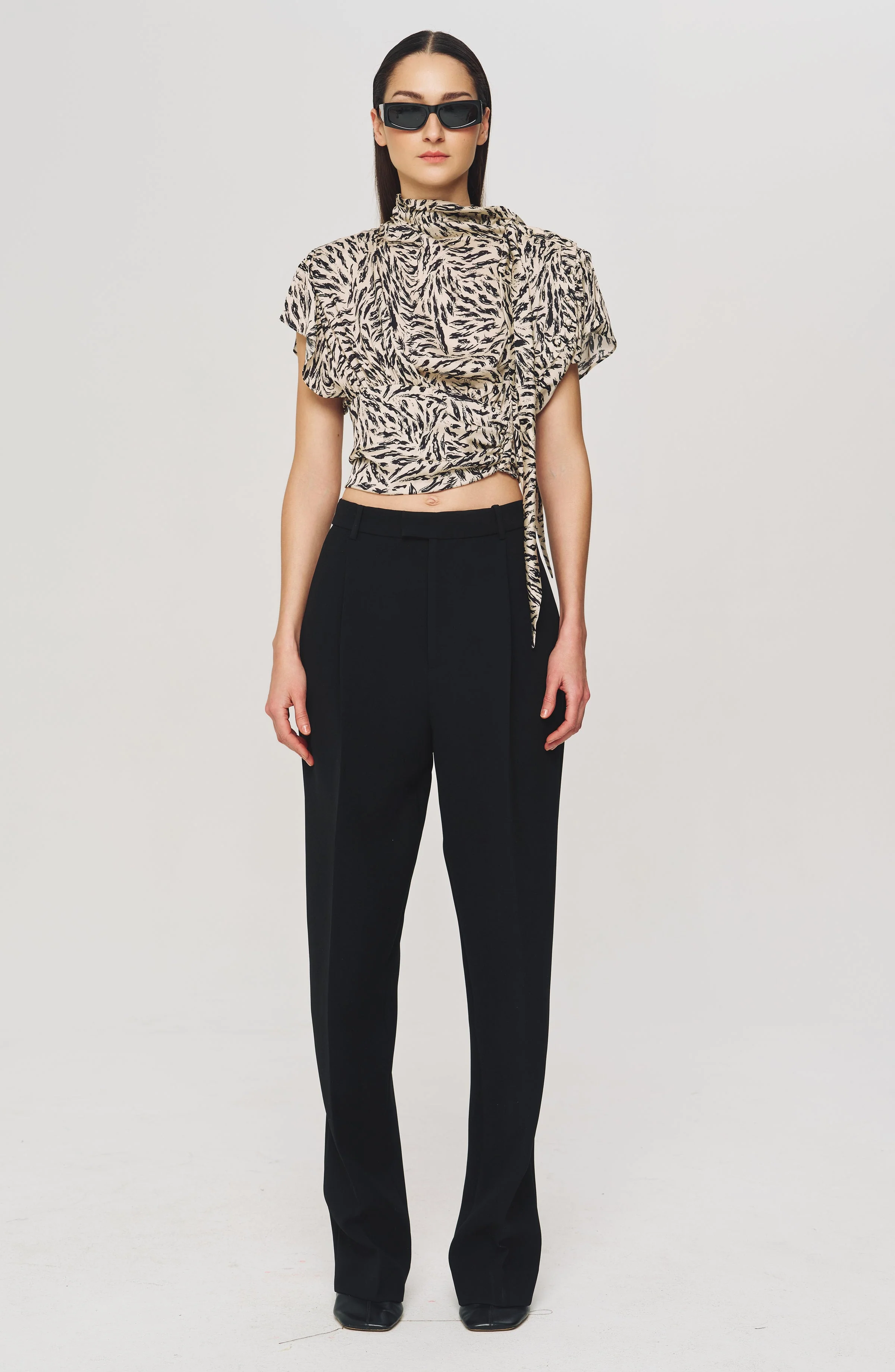 Aiko Blouse | Abstract Animal - Image 2
