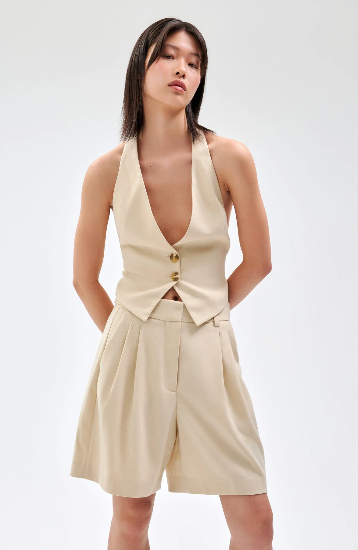 Andora Shorts | Ivory