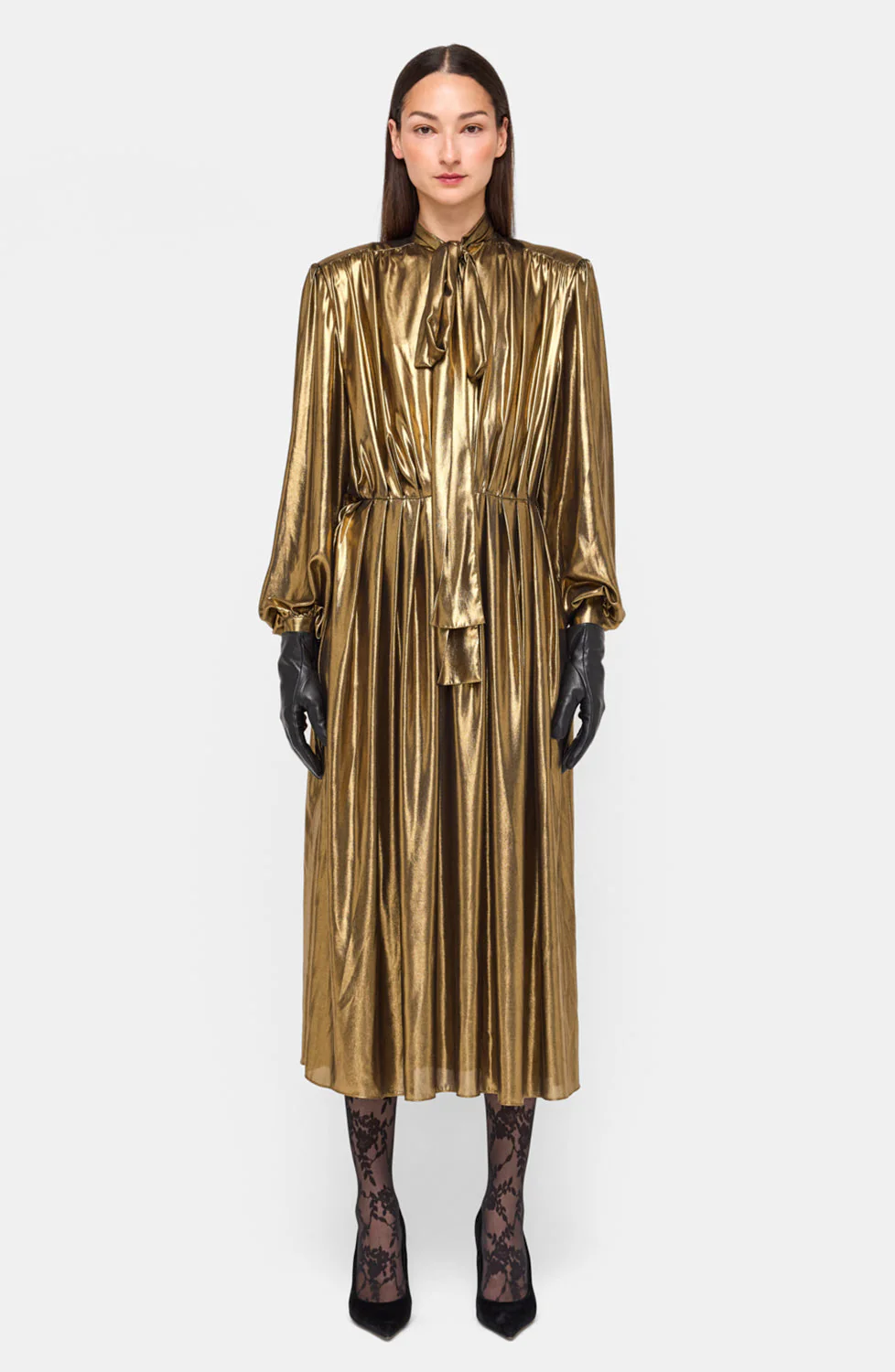 Anora Dress | Gold