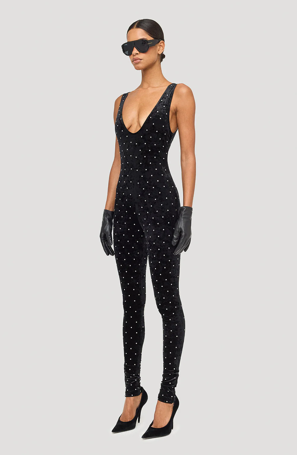 Atria Catsuit | Black/Silver - Image 2