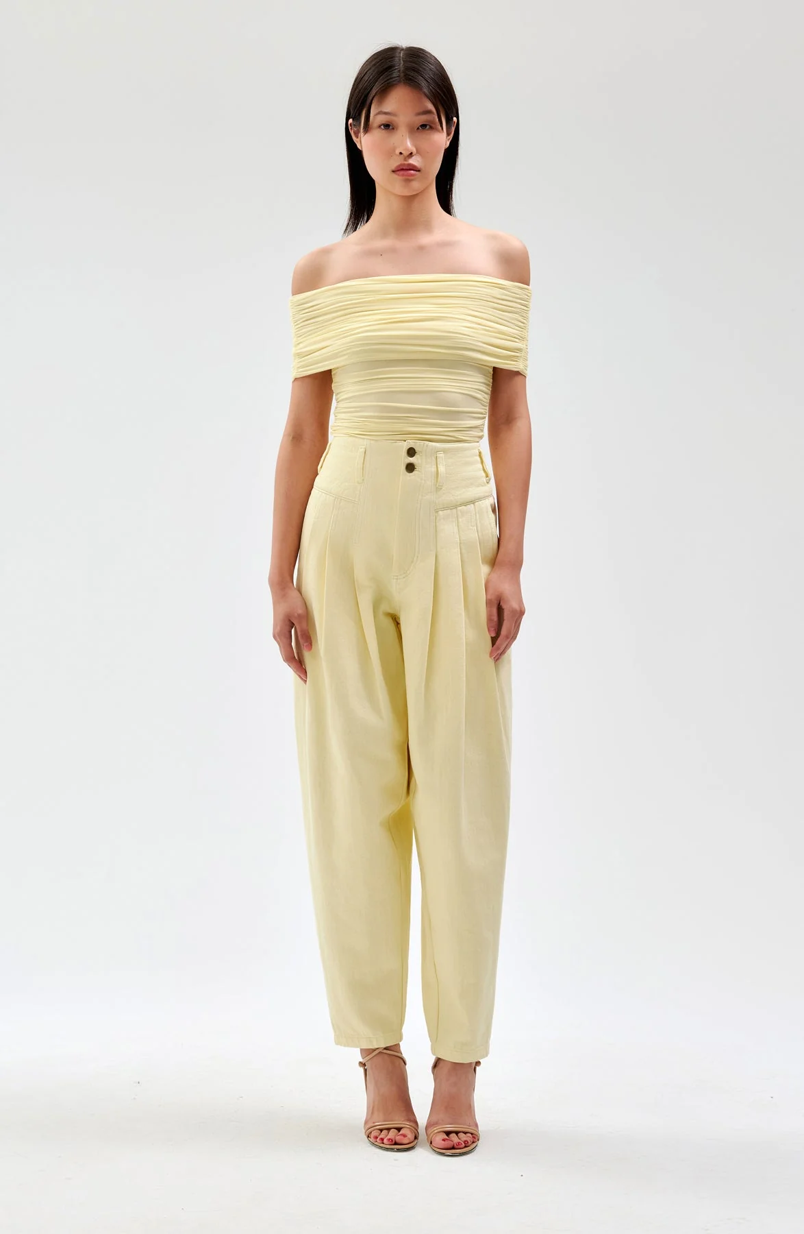 Blanchet Top | Pastel Yellow - Image 2