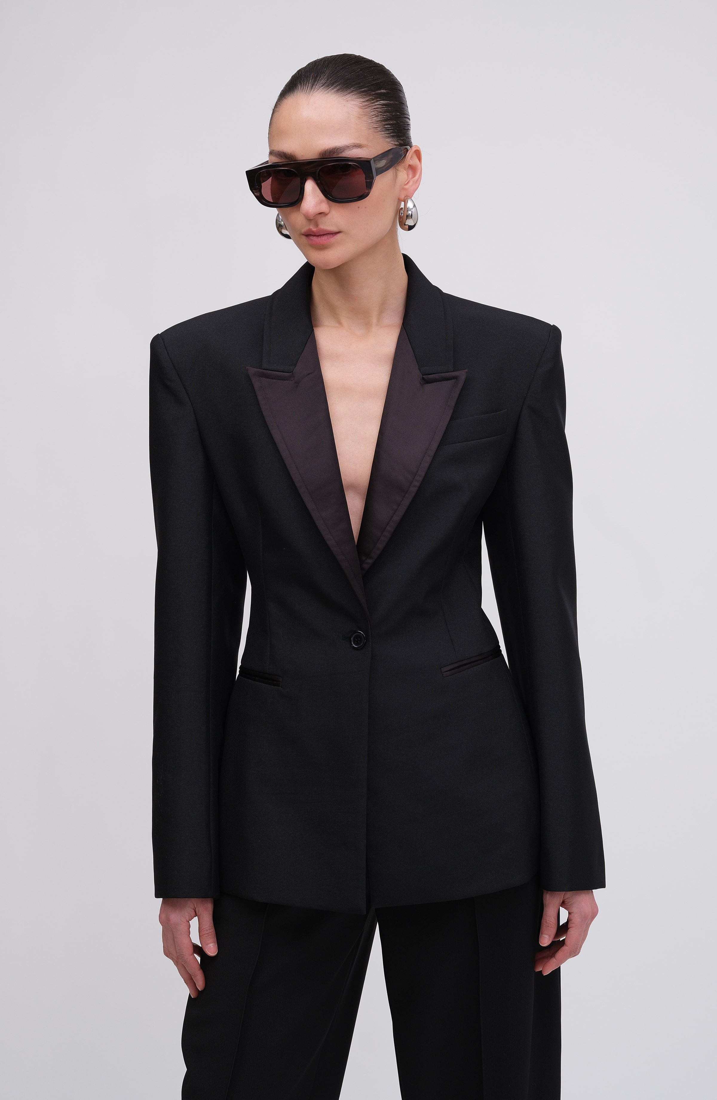 Candice Blazer | Jet Black