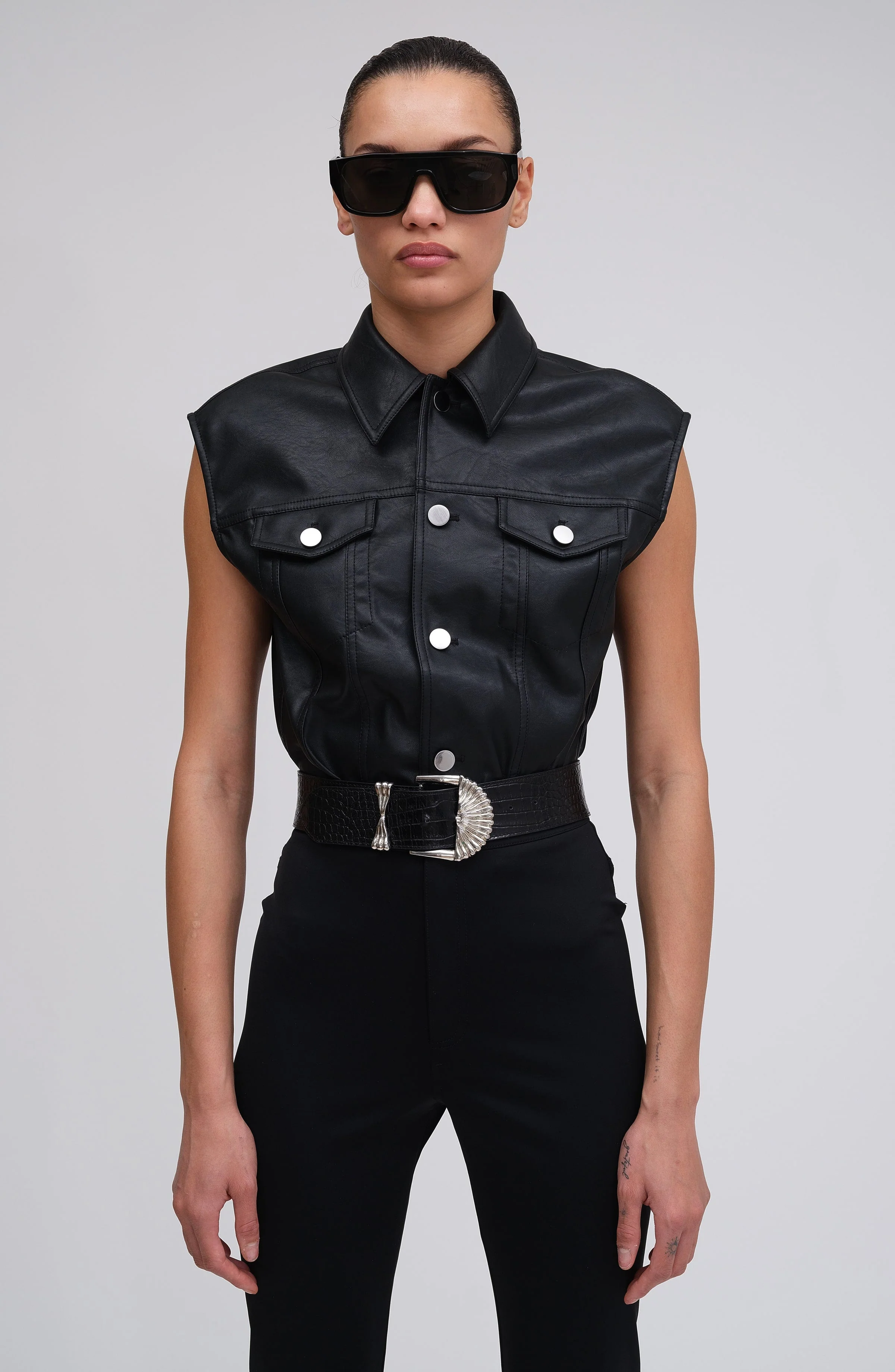 Carlyle Bodysuit | Jet Black