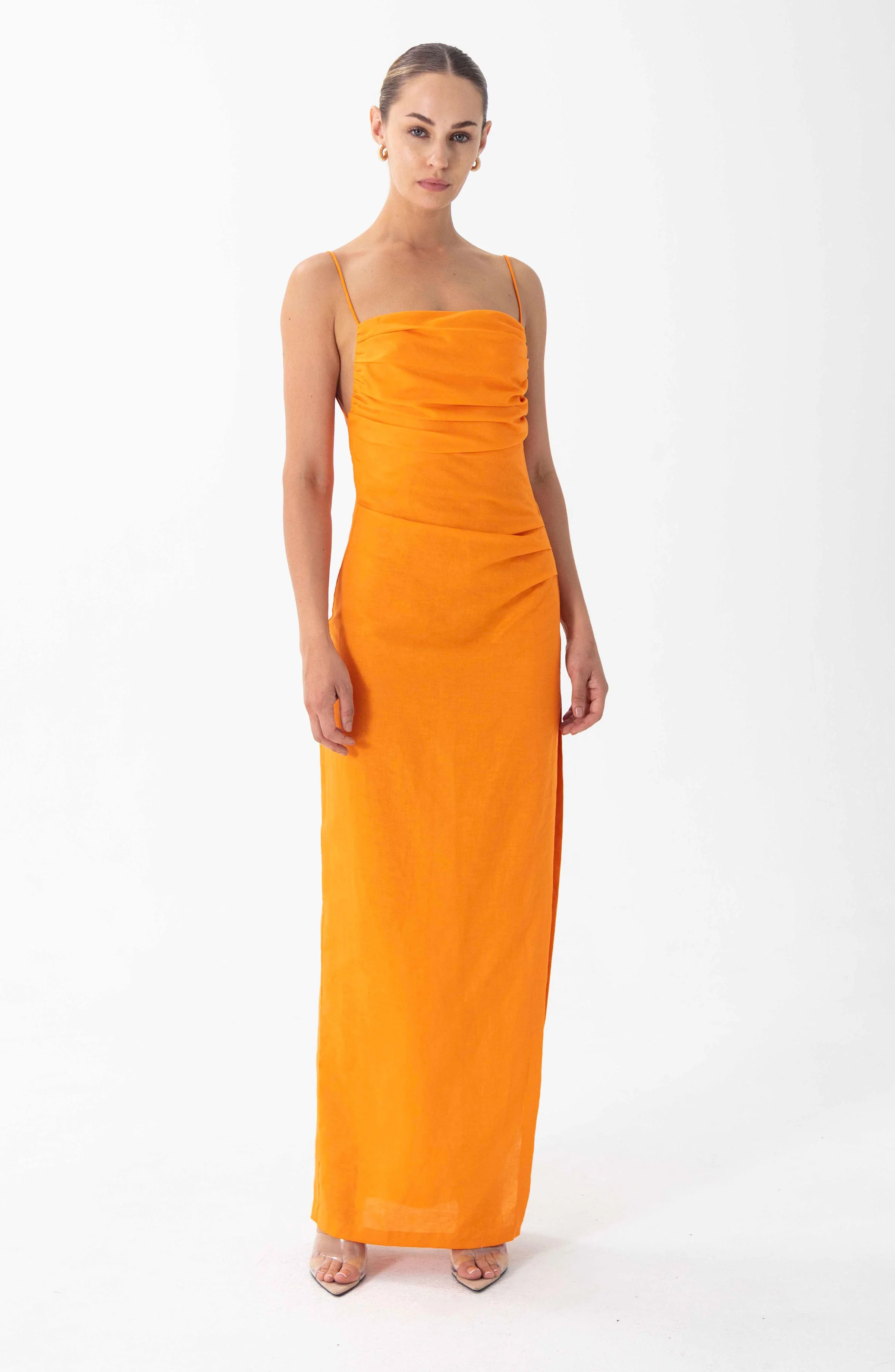 Clark Dress | Orange