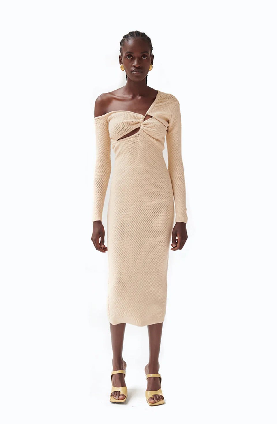 Rosemary Knit Dress | Cream
