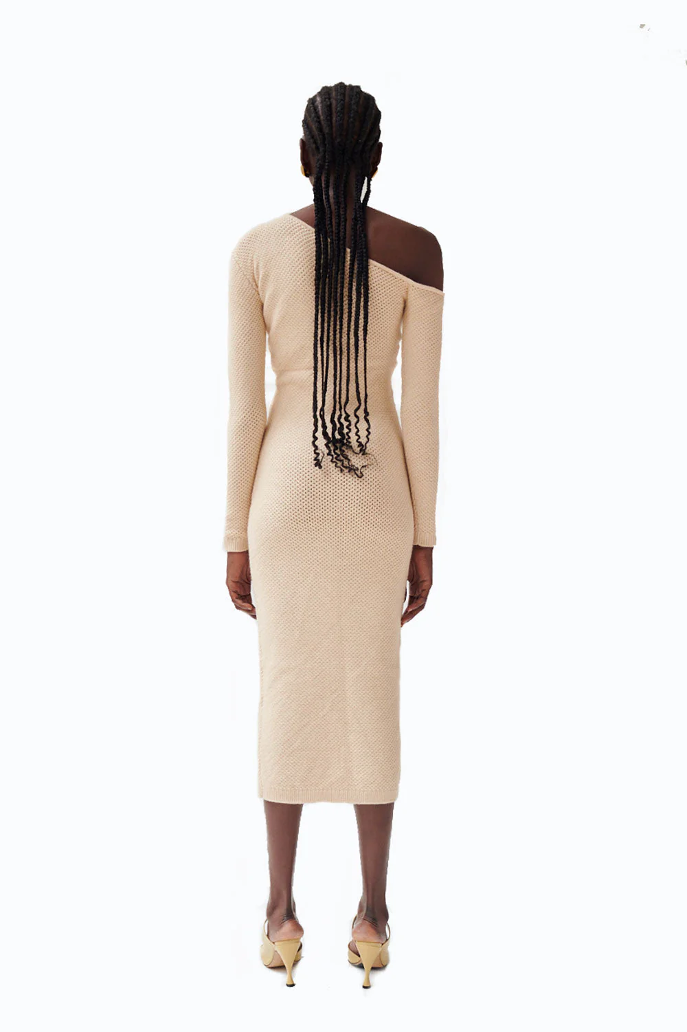 Rosemary Knit Dress | Cream - Image 2