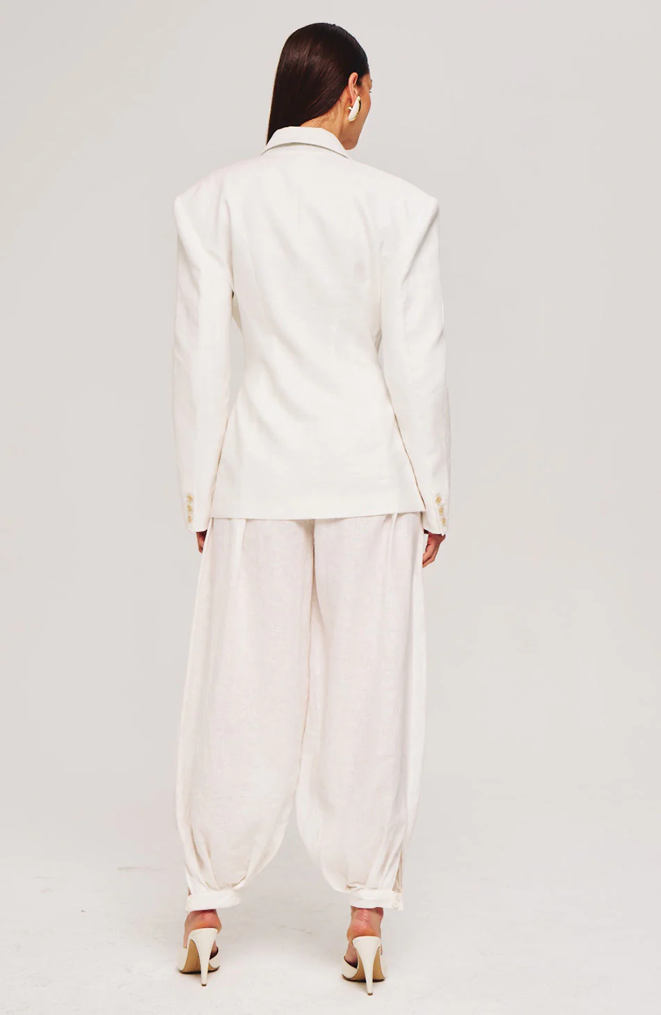 Cosette Blazer | White - Image 2