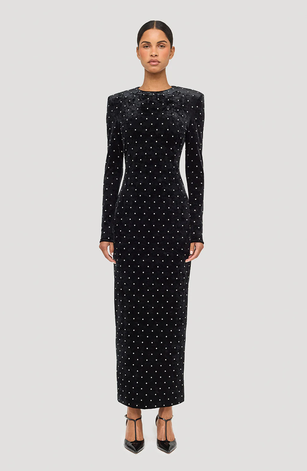 Cosma Dress | Black/Silver
