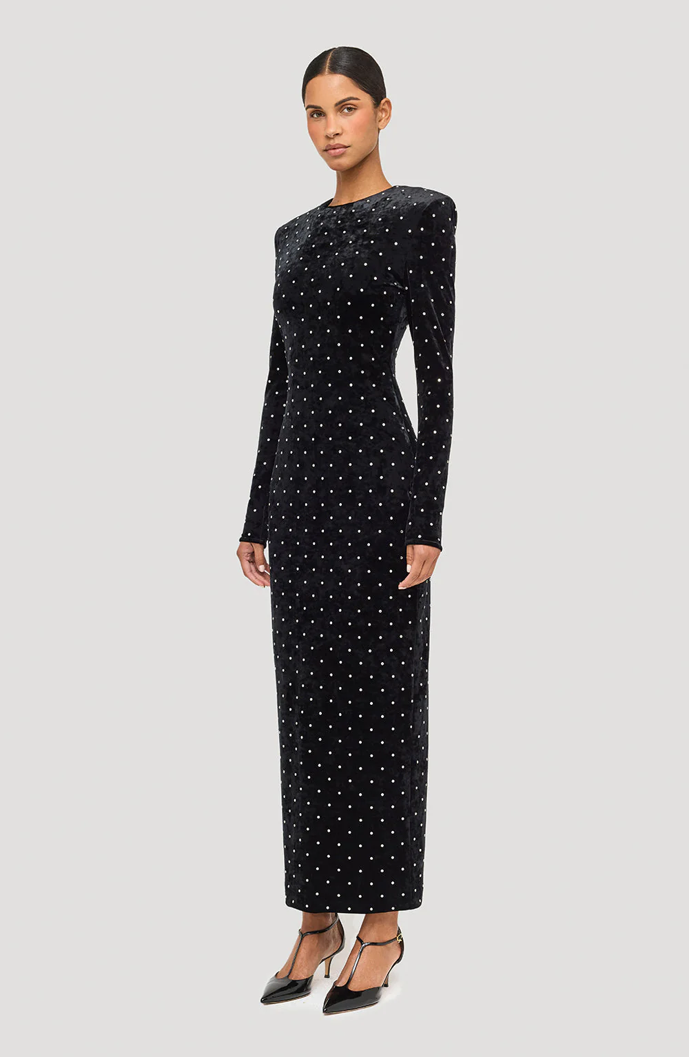 Cosma Dress | Black/Silver - Image 2