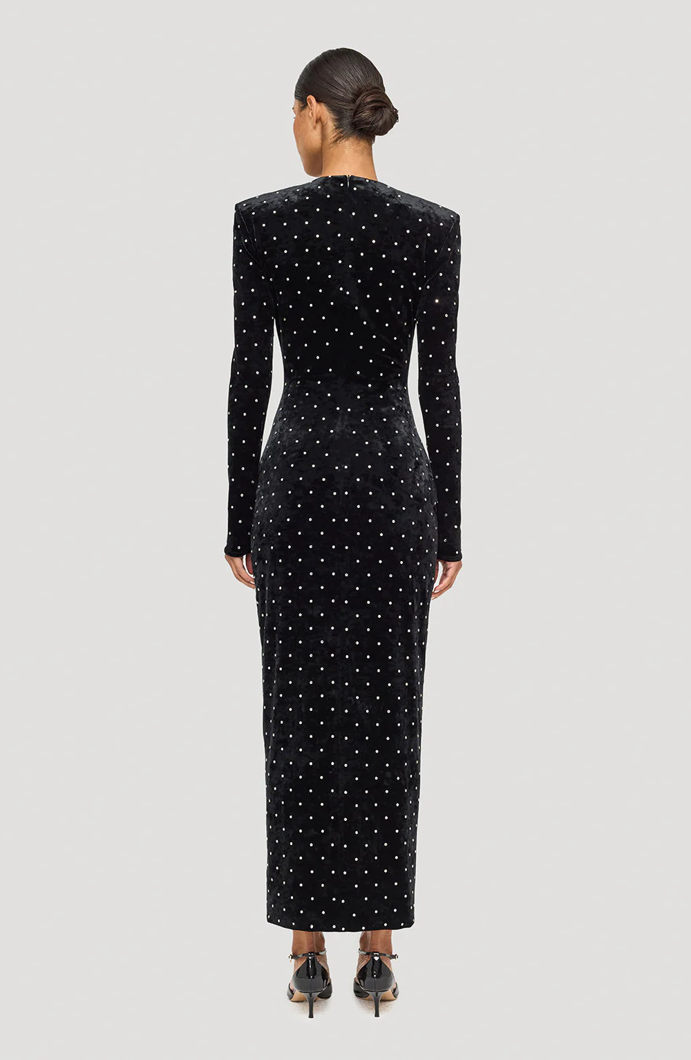 Cosma Dress | Black/Silver - Image 3