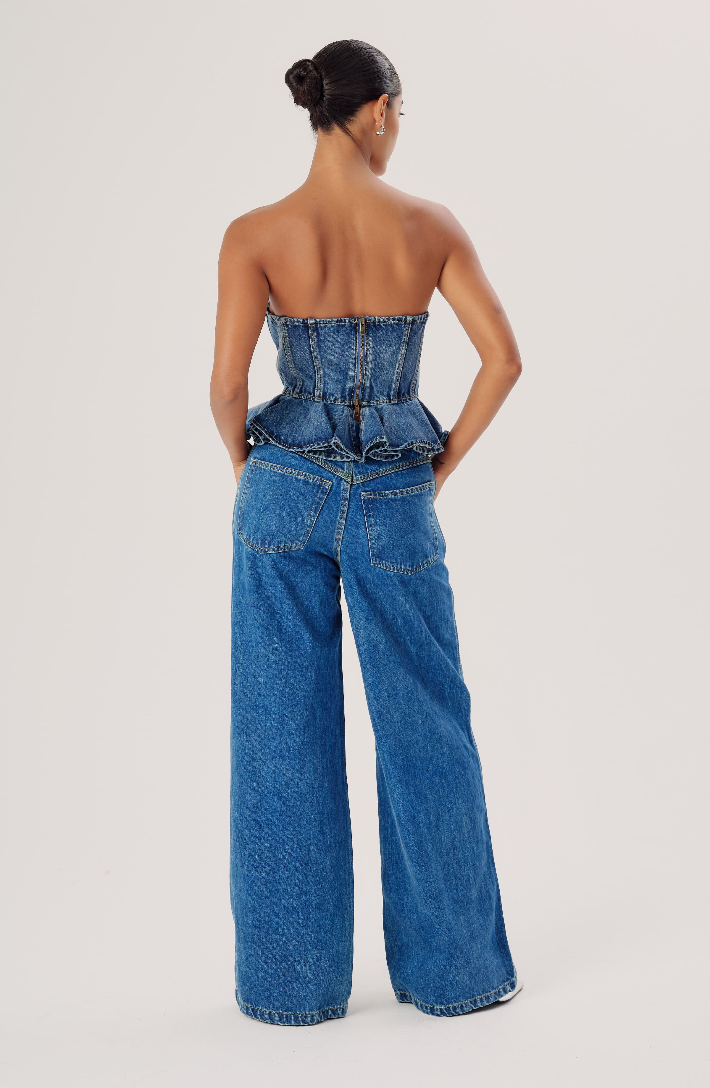 Dallas Top | Medium Wash Denim - Image 3