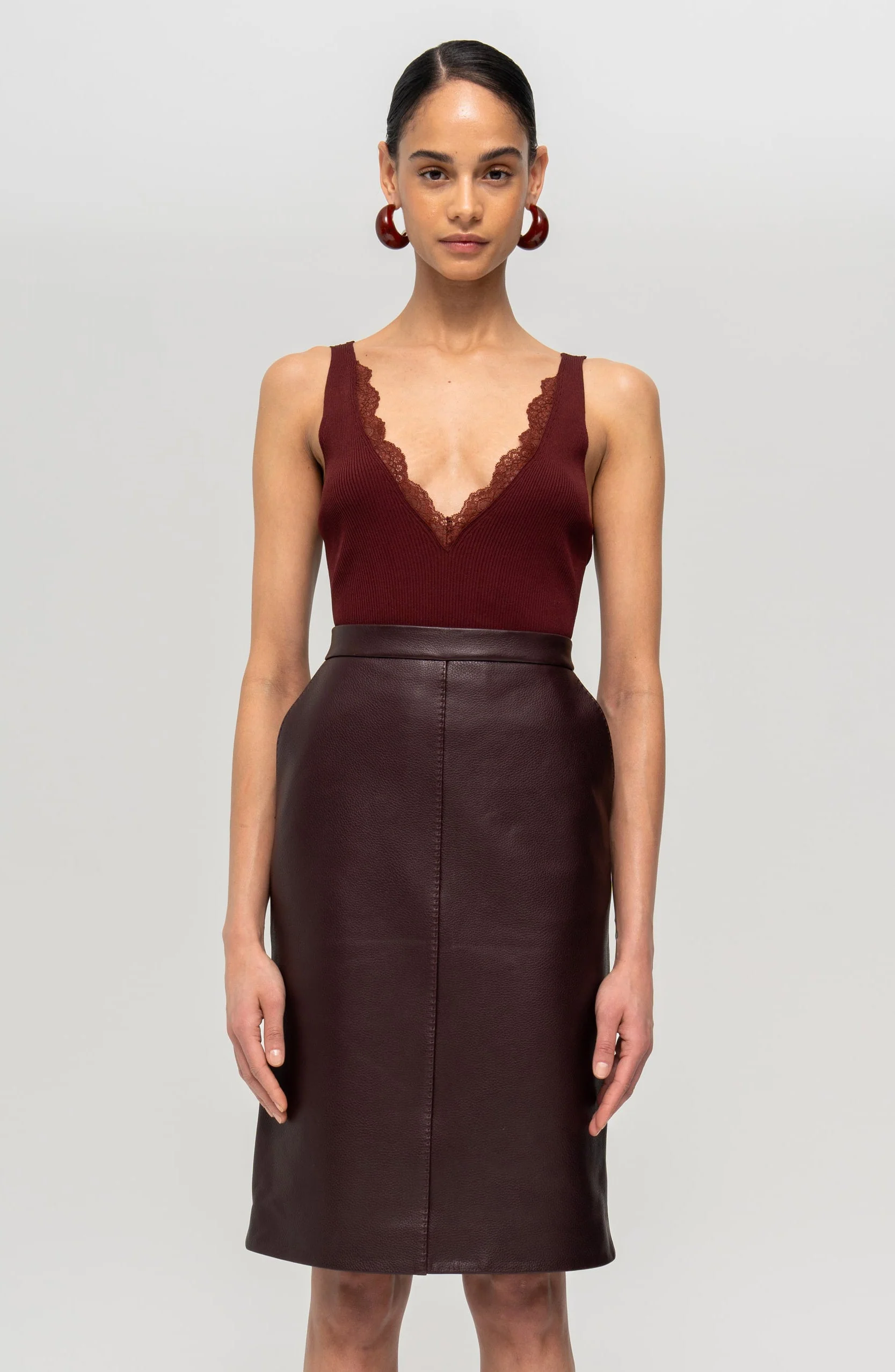 Dorian Skirt | Brown