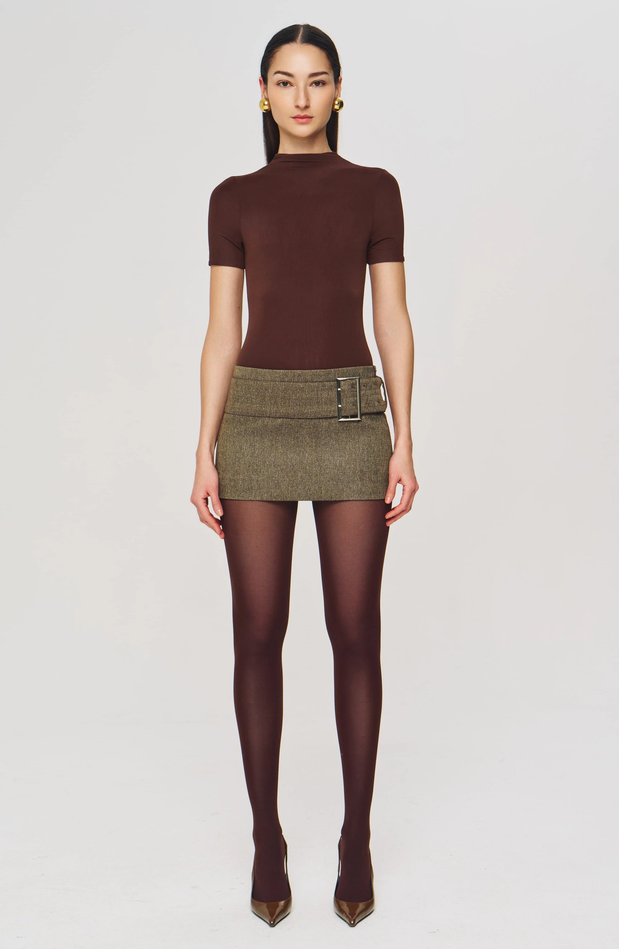 Earhart Skirt | Brown Multi - Image 3