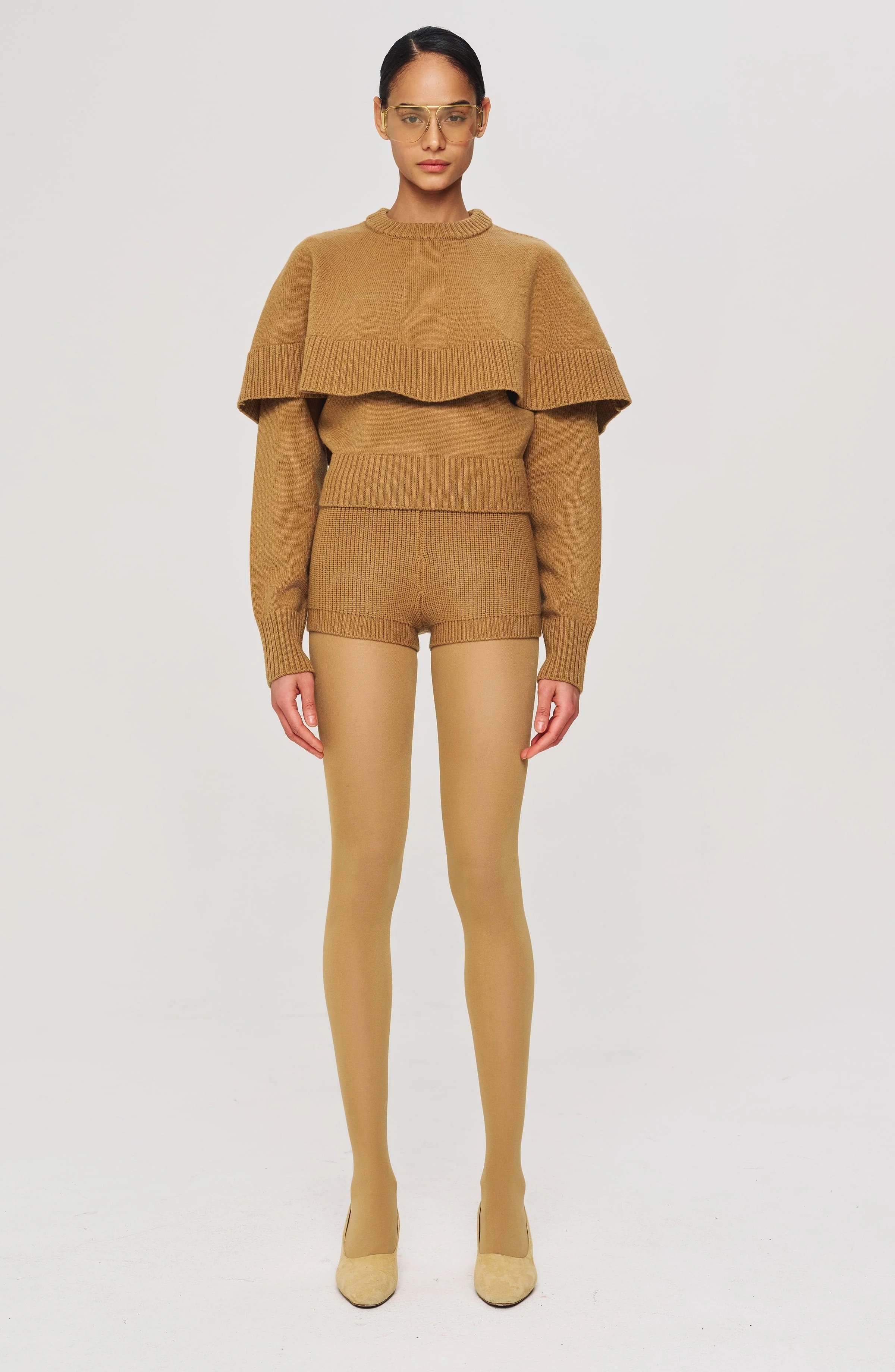 Evian Knit Top | Camel - Image 3