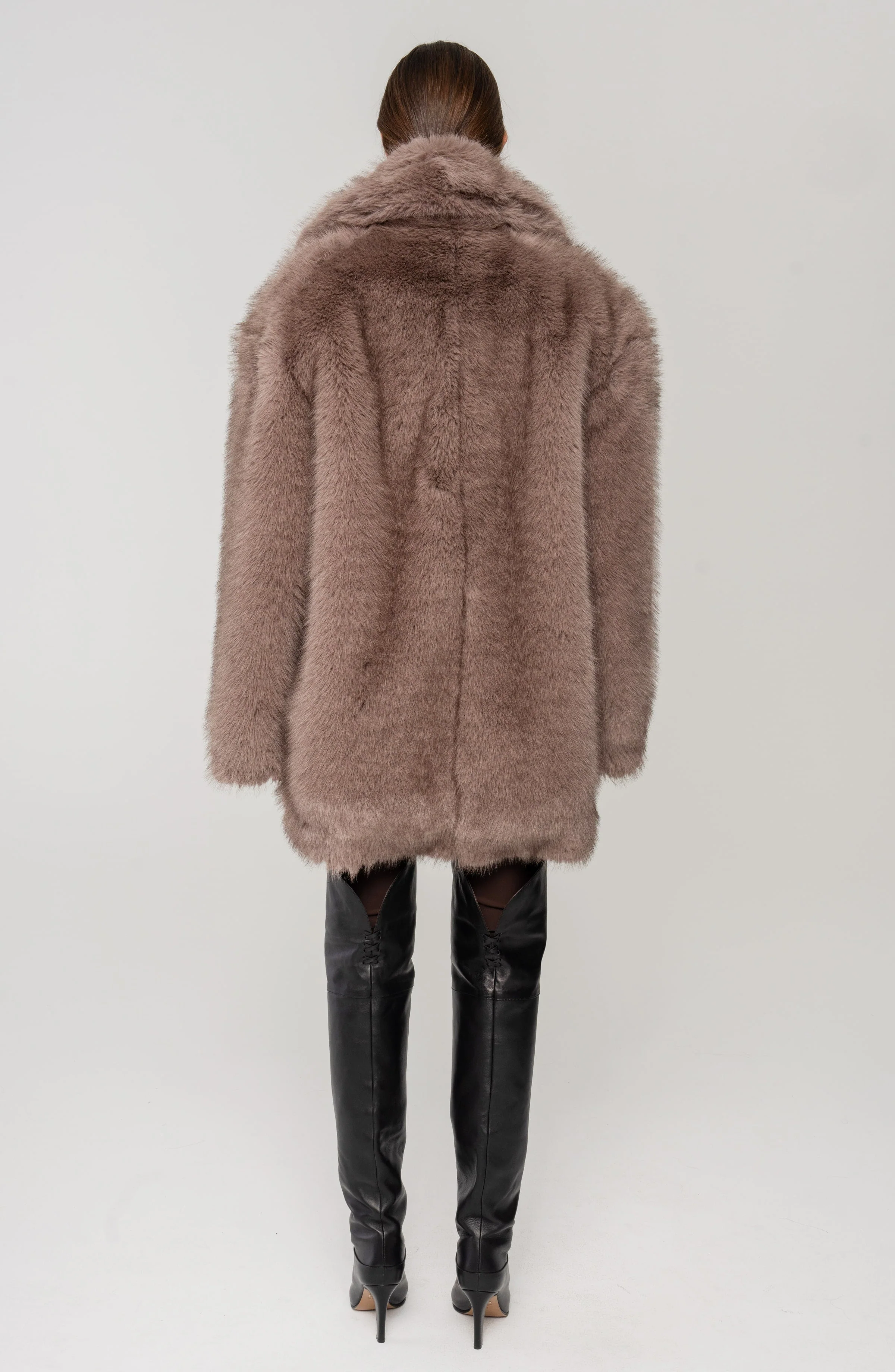 Fonzee Coat | Grey/Brown - Image 2