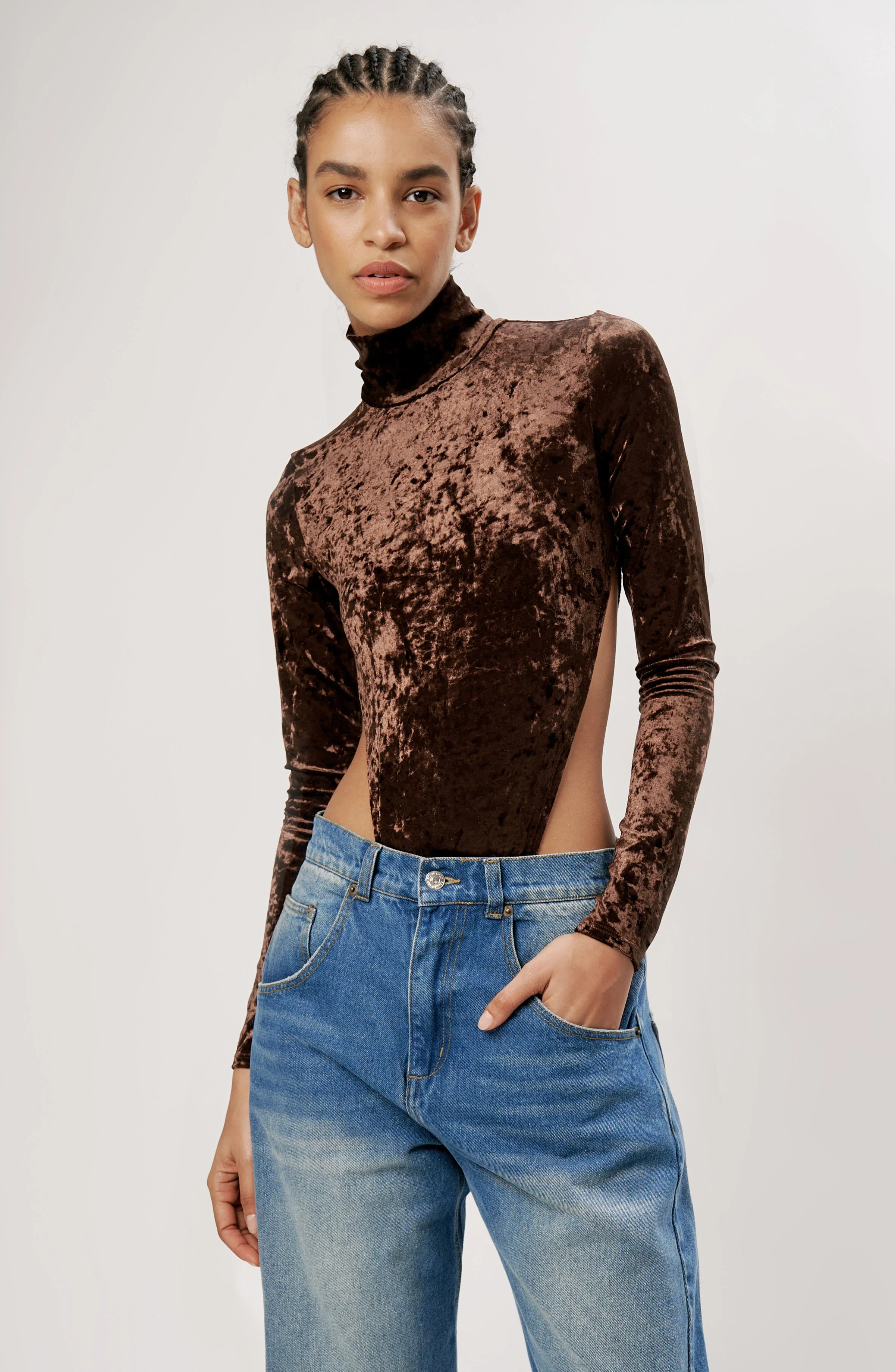 Guya Bodysuit | Deep Mahogany