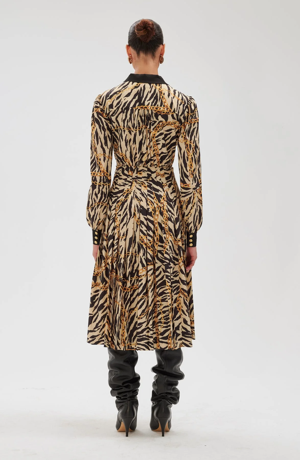 Hana Dress | Mixed Zebra/Cheeta - Image 2