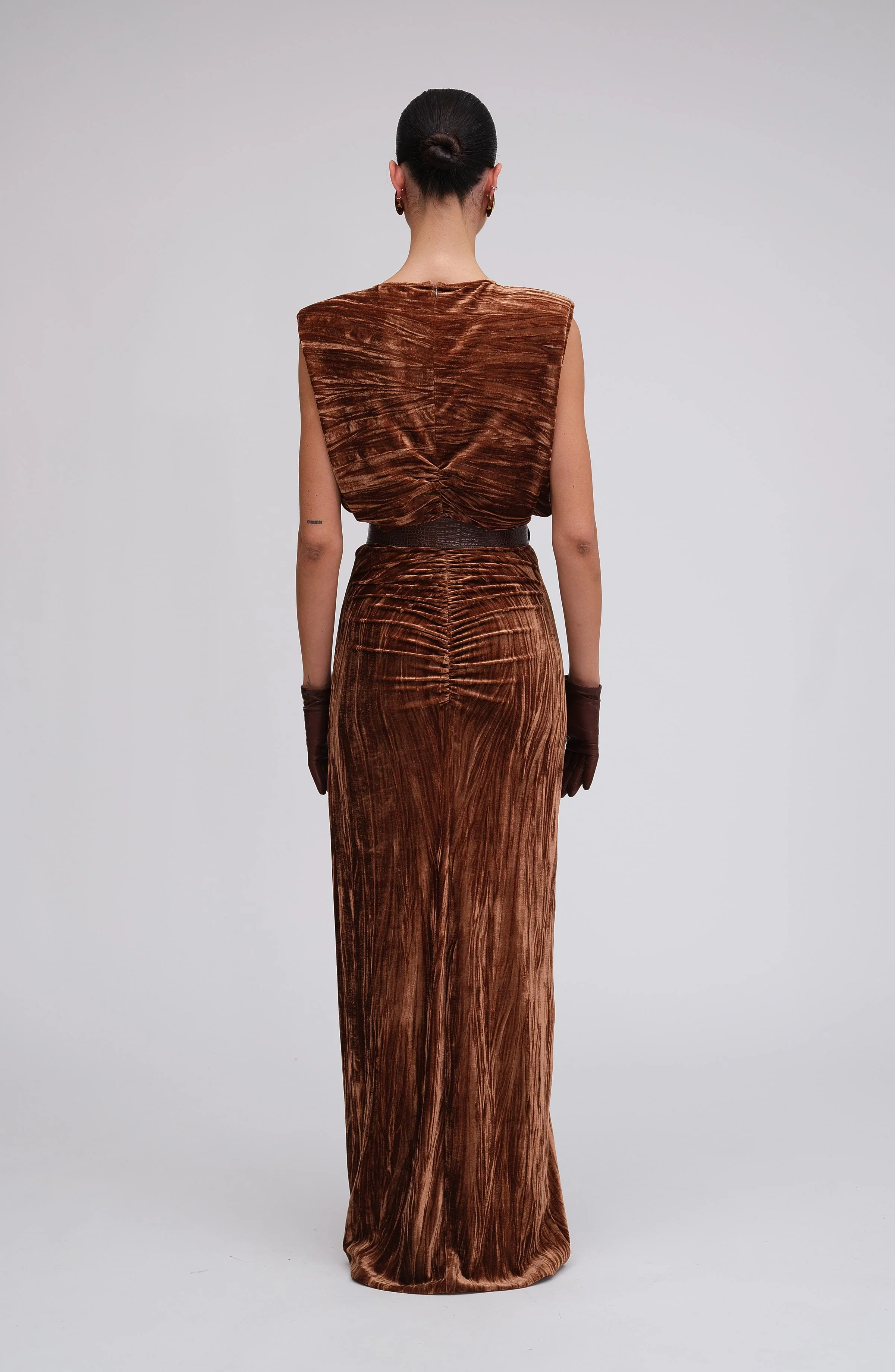 Hayley Dress | Caramel - Image 3