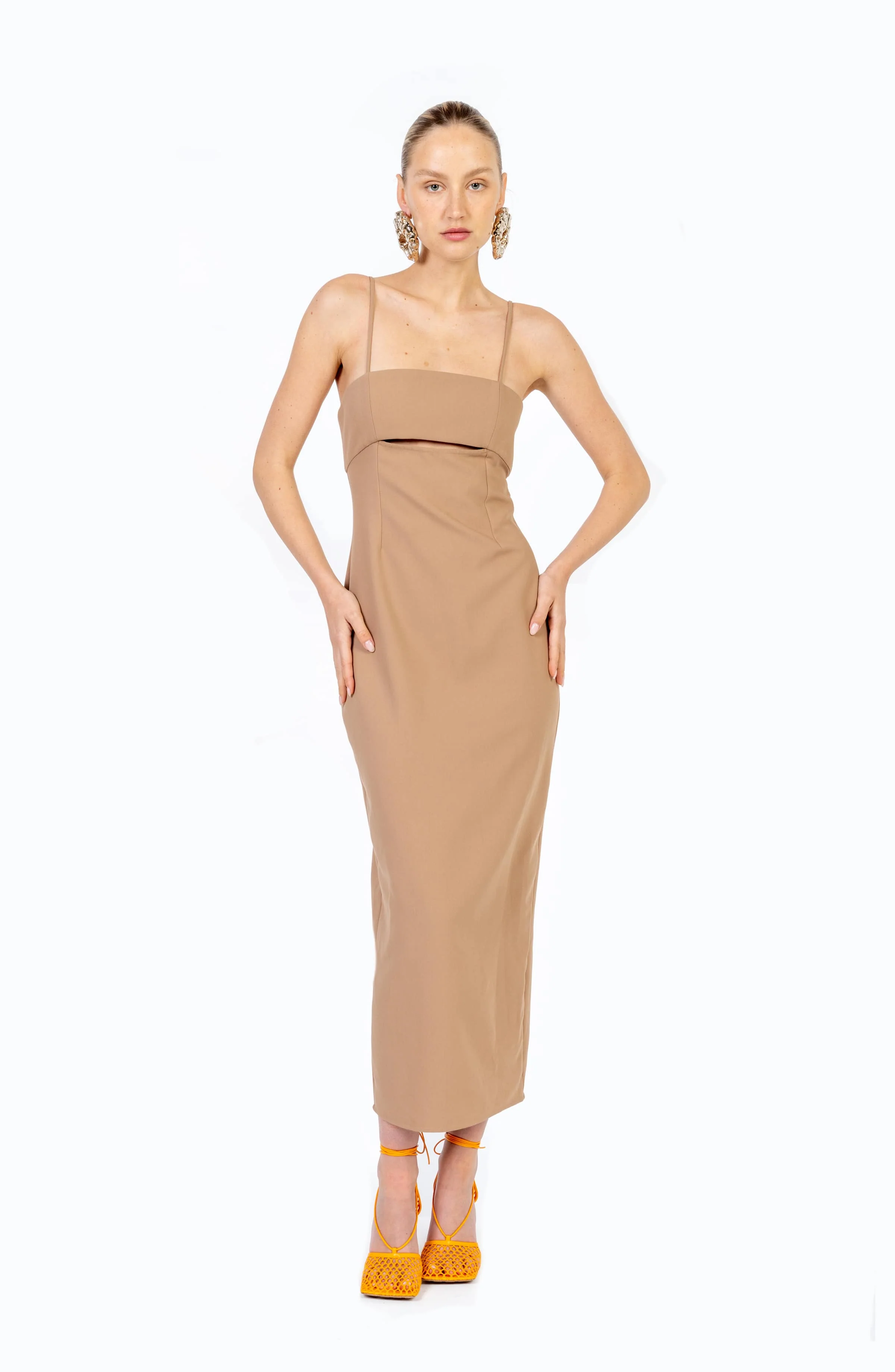 Syleena Dress | Tanned Beige