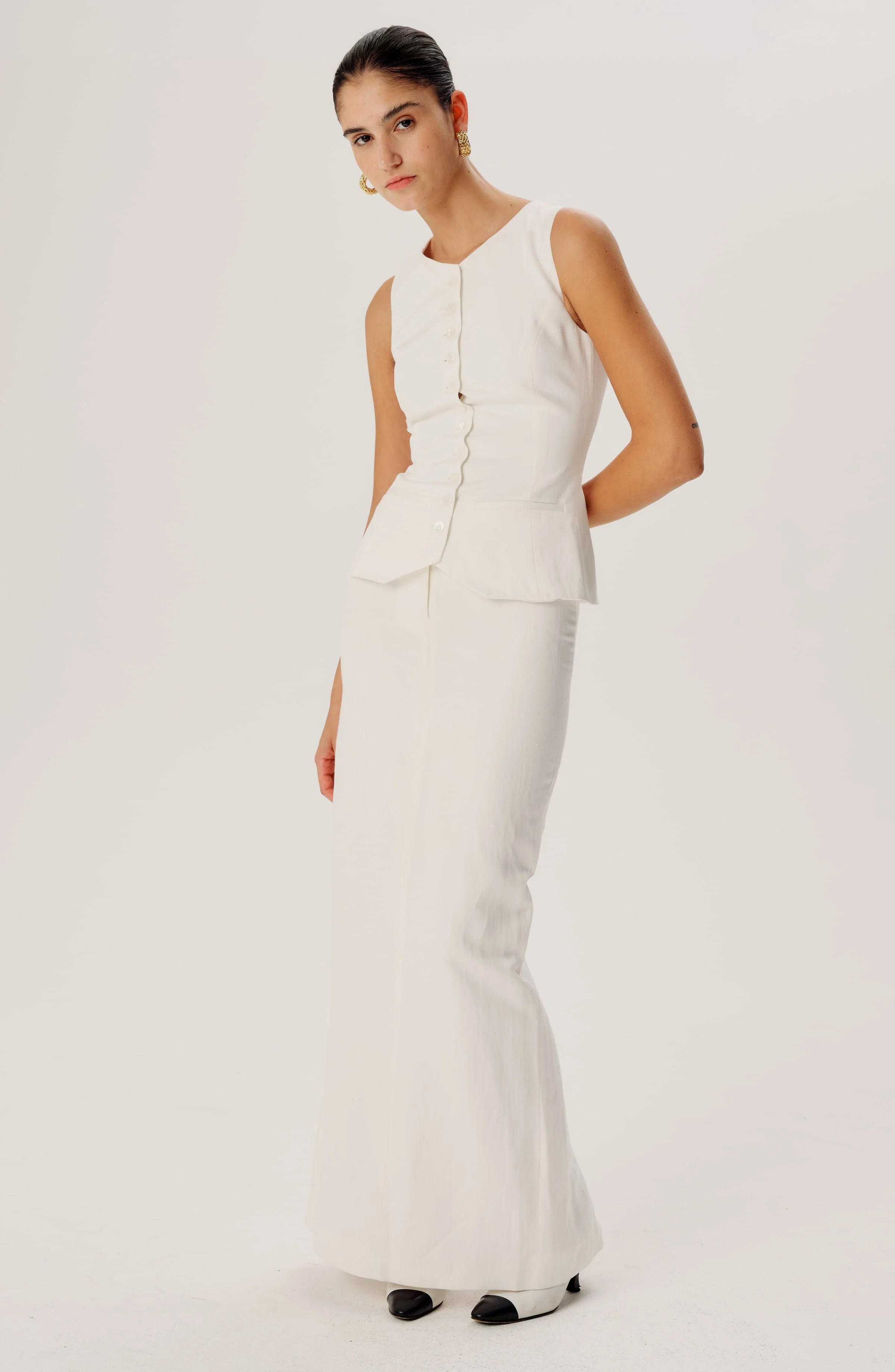 Koko Skirt | White - Image 3