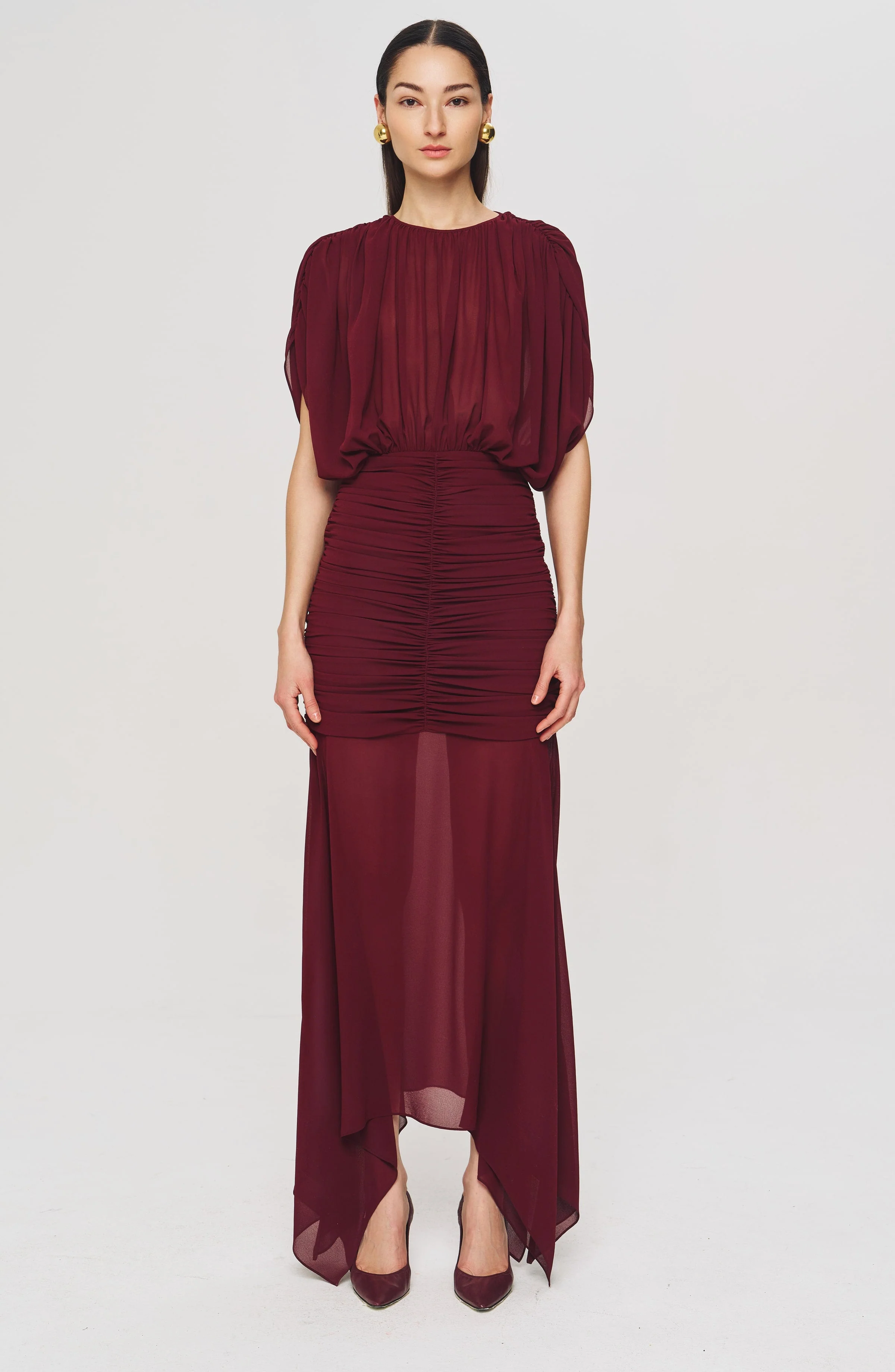 Louisa Dress | Burgundy