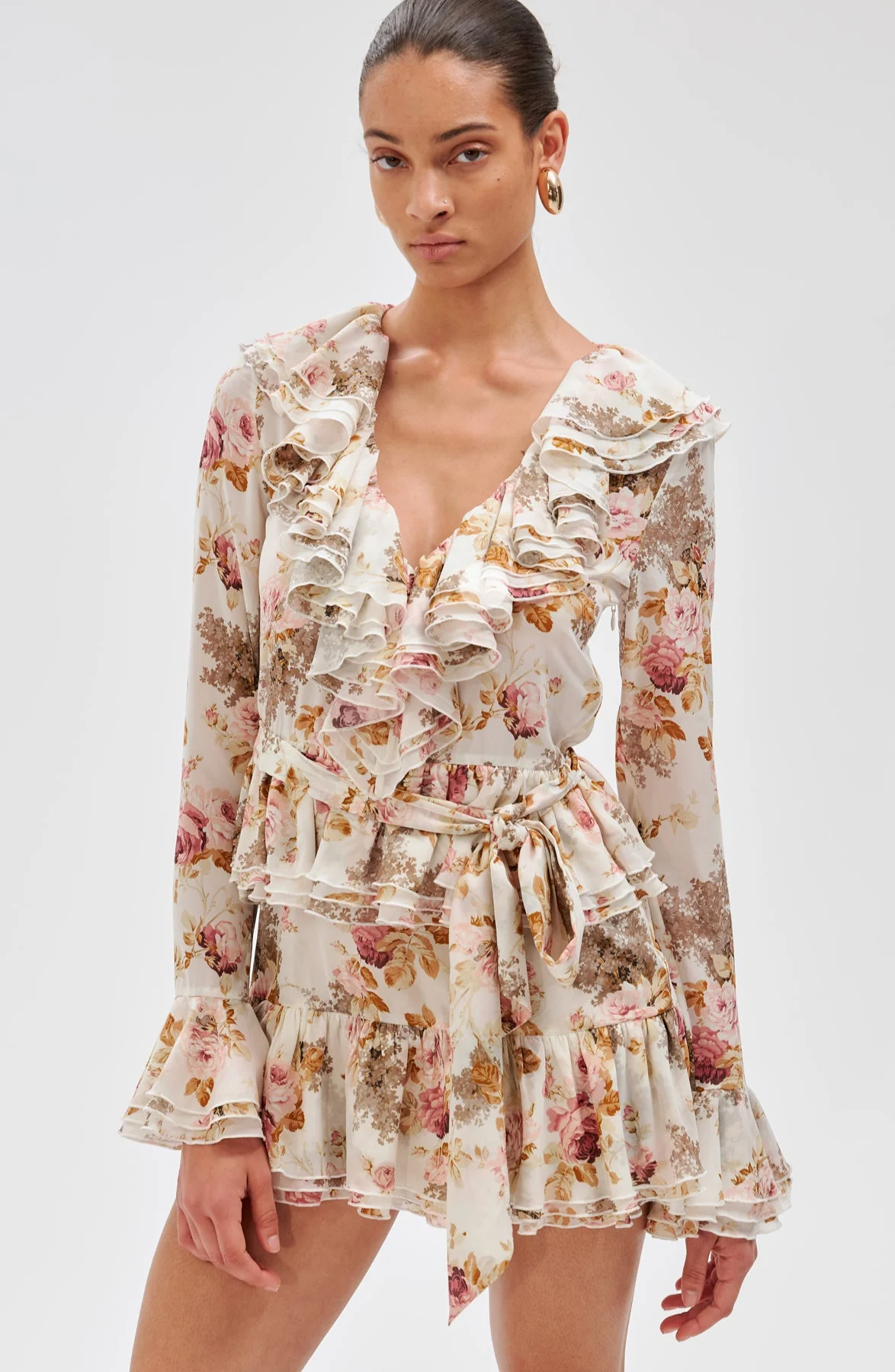 Palmero Dress | Muted Floral
