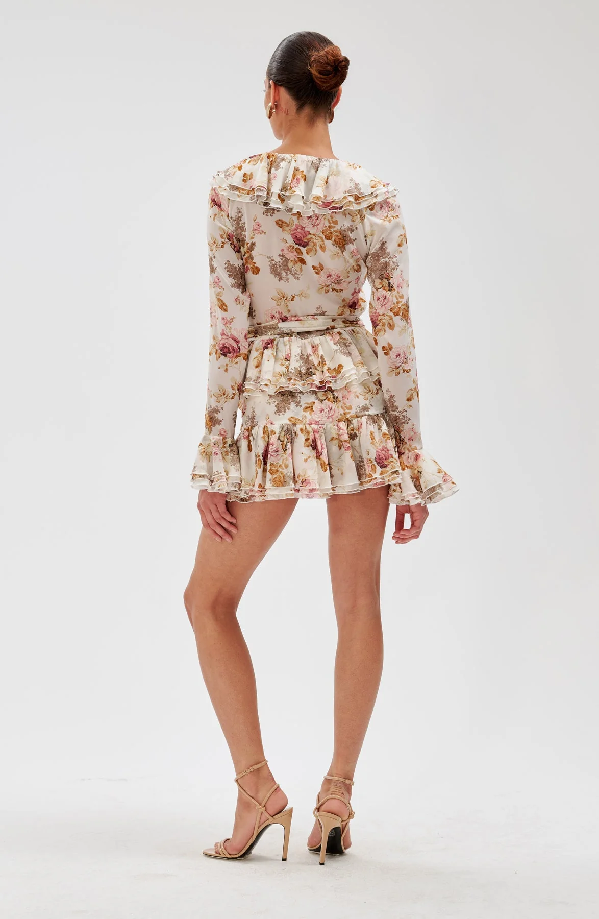 Palmero Dress | Muted Floral - Image 3