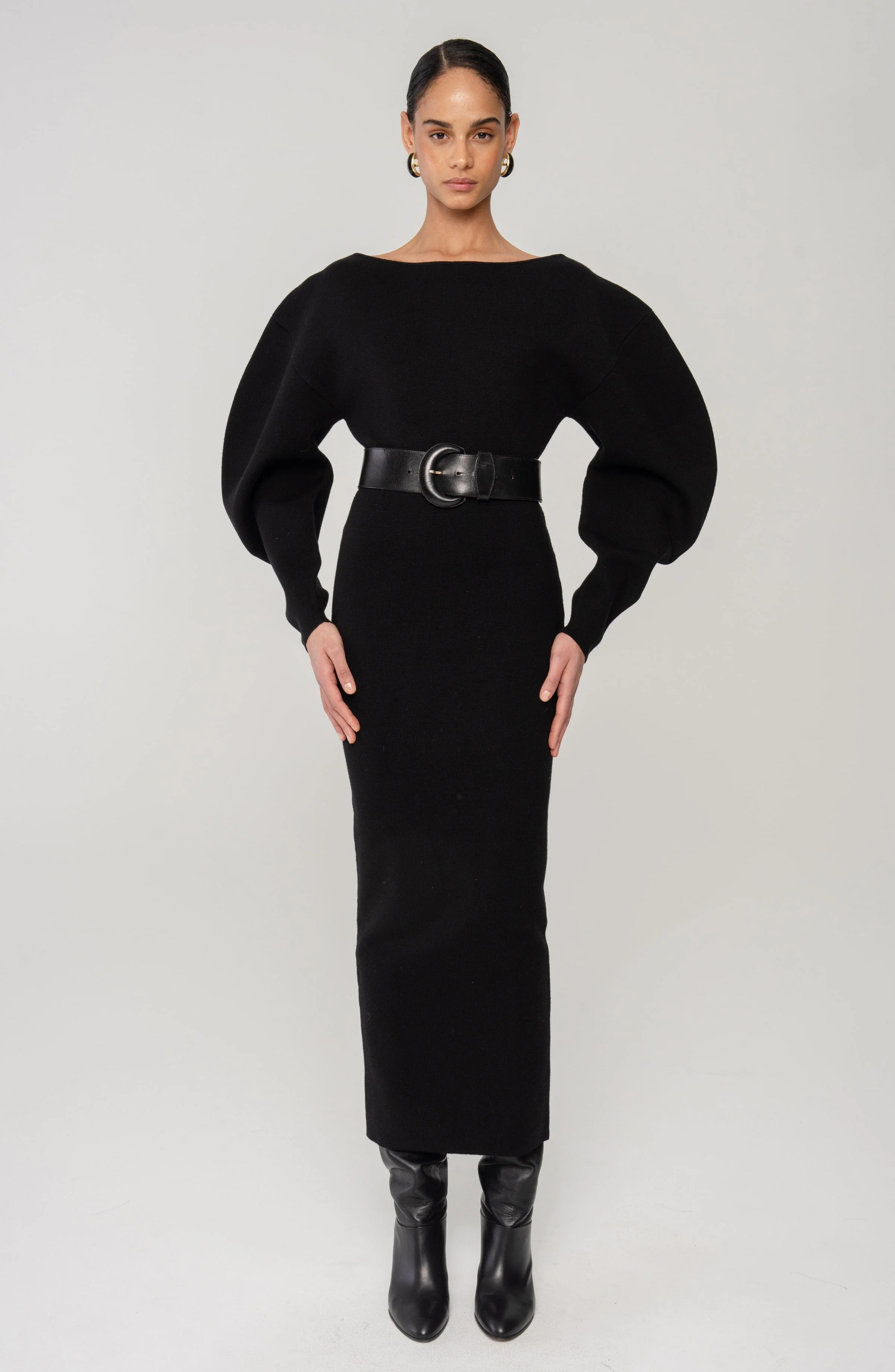 Randy Knit Dress | Black