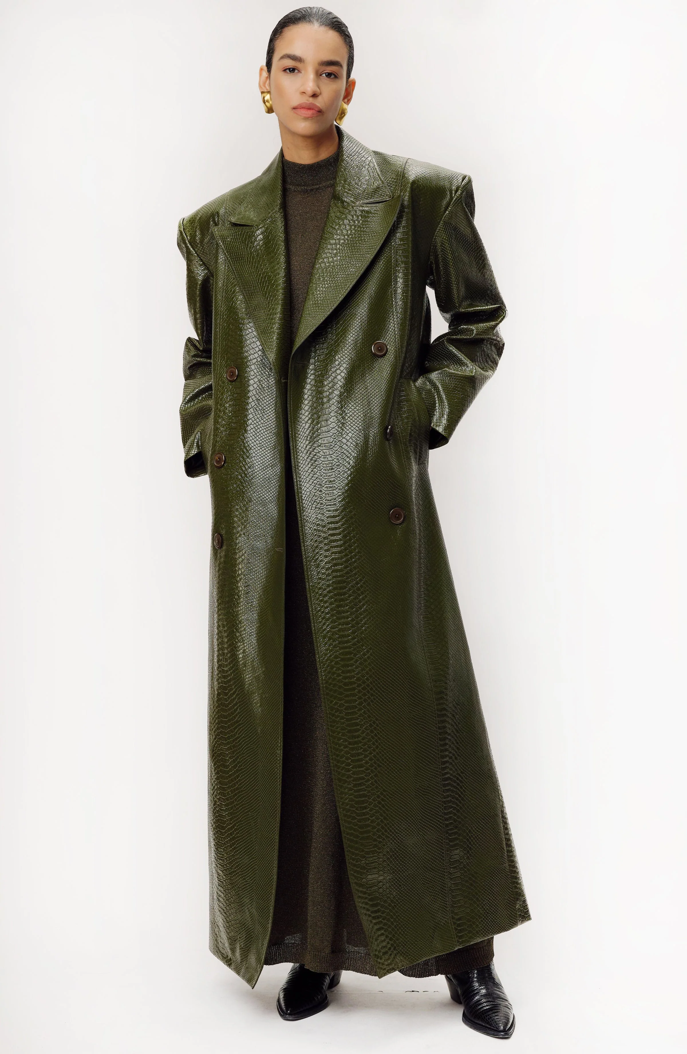 Roxton Coat | Dark Olive