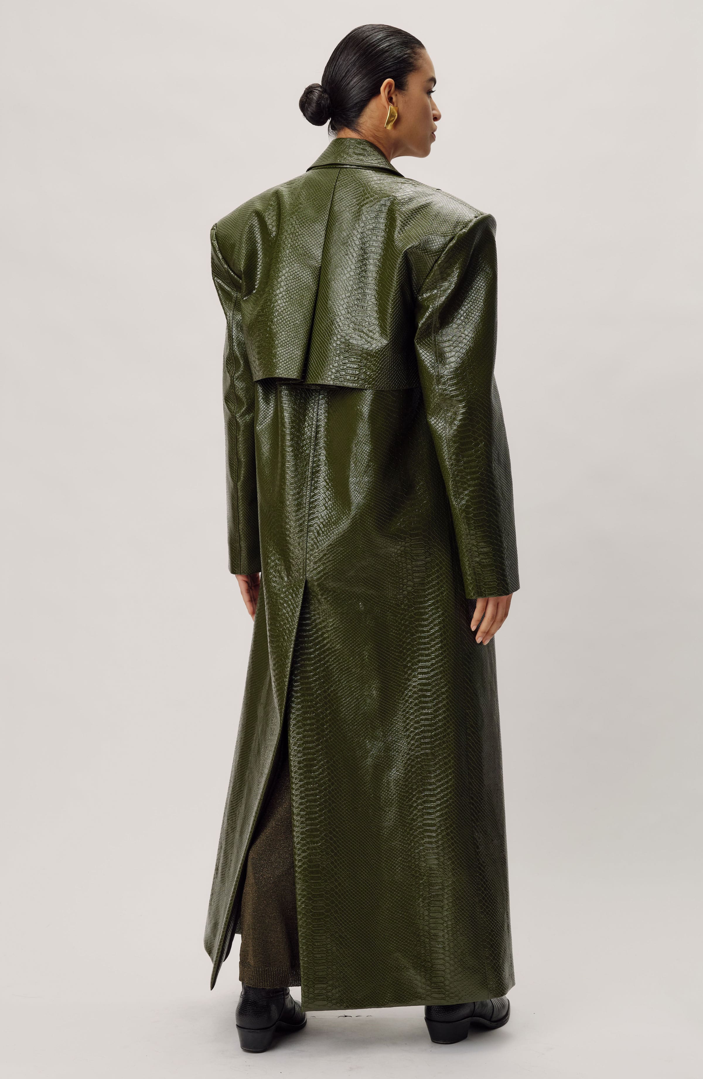 Roxton Coat | Dark Olive - Image 3