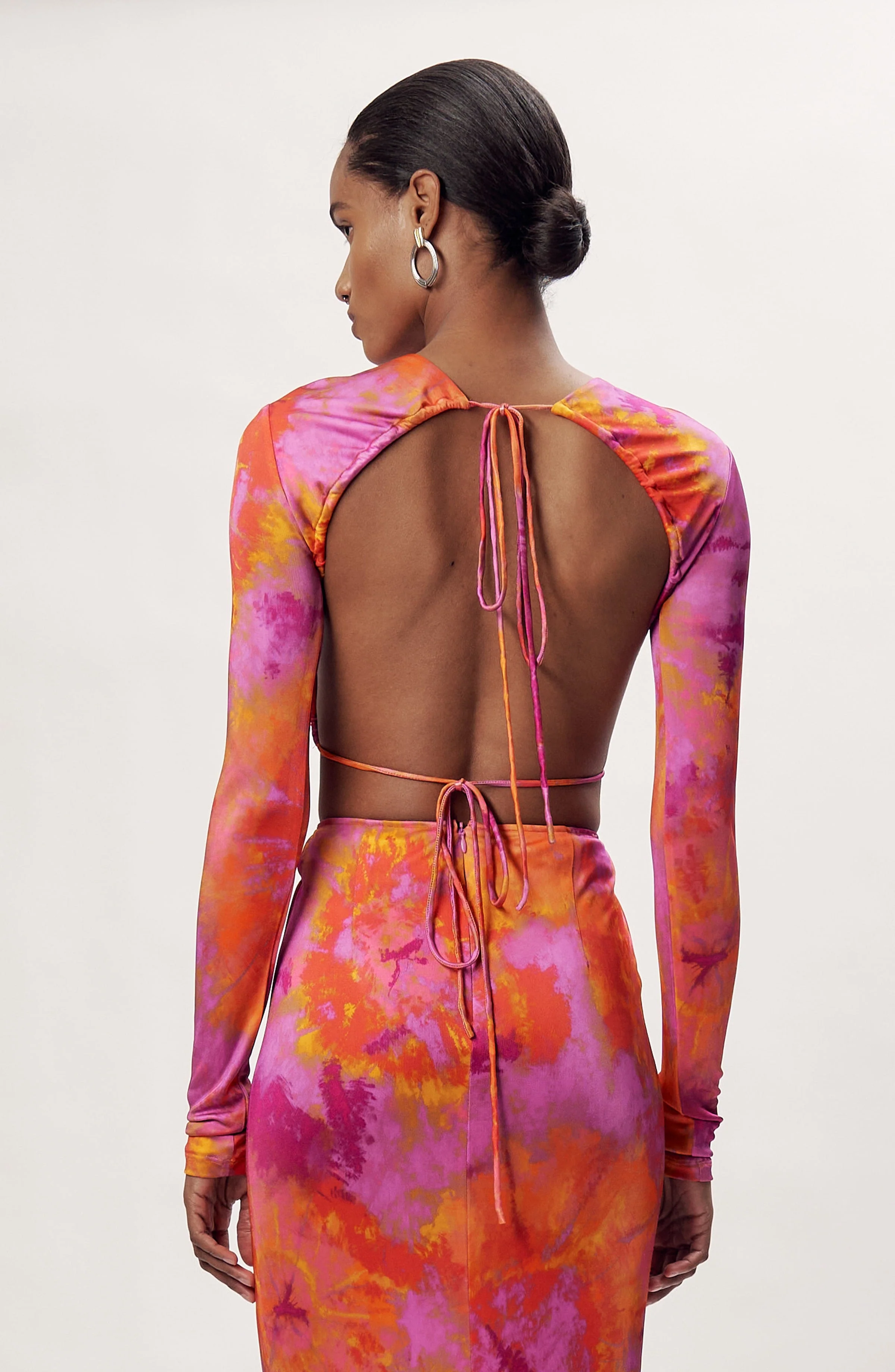 Tiffin Top | Sunset Tie Dye Pink Multi - Image 2