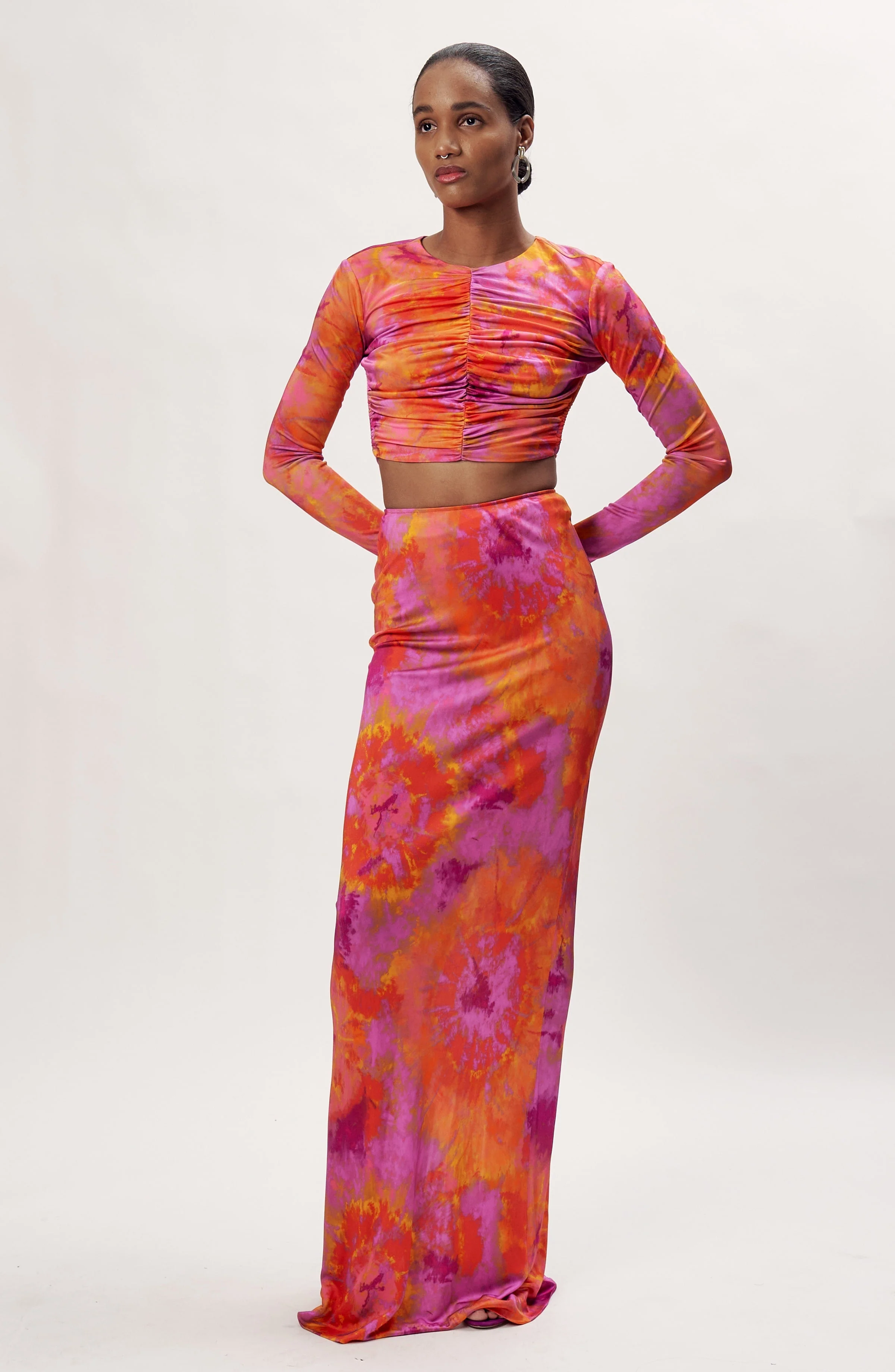 Tiffin Top | Sunset Tie Dye Pink Multi - Image 3