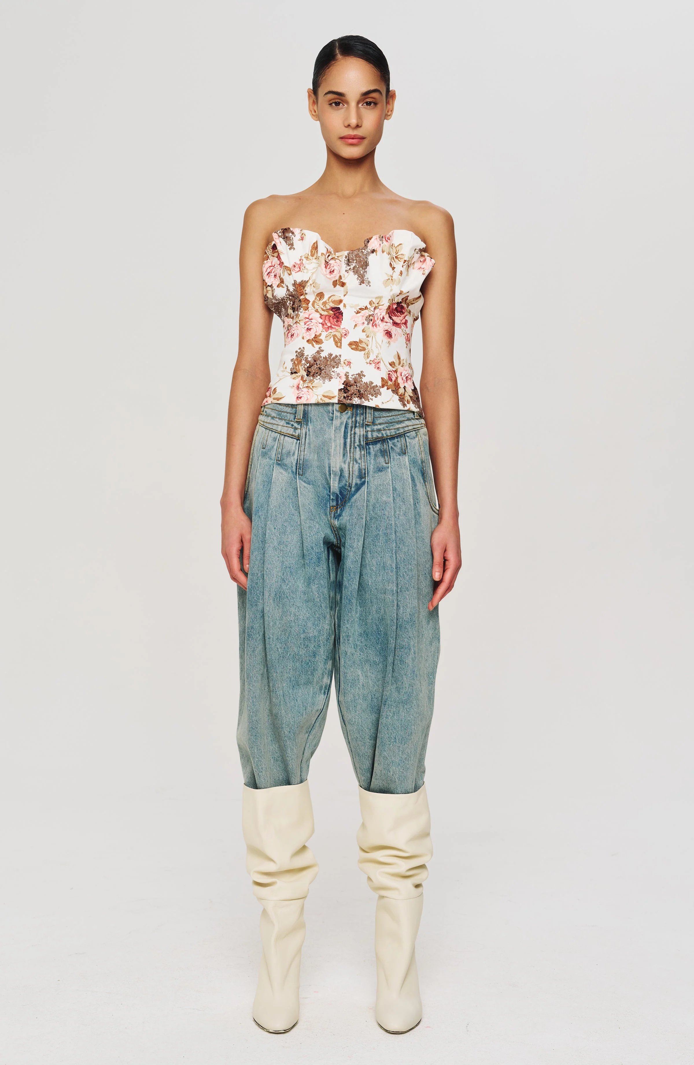 Vittoria Corset | Muted Floral - Image 2