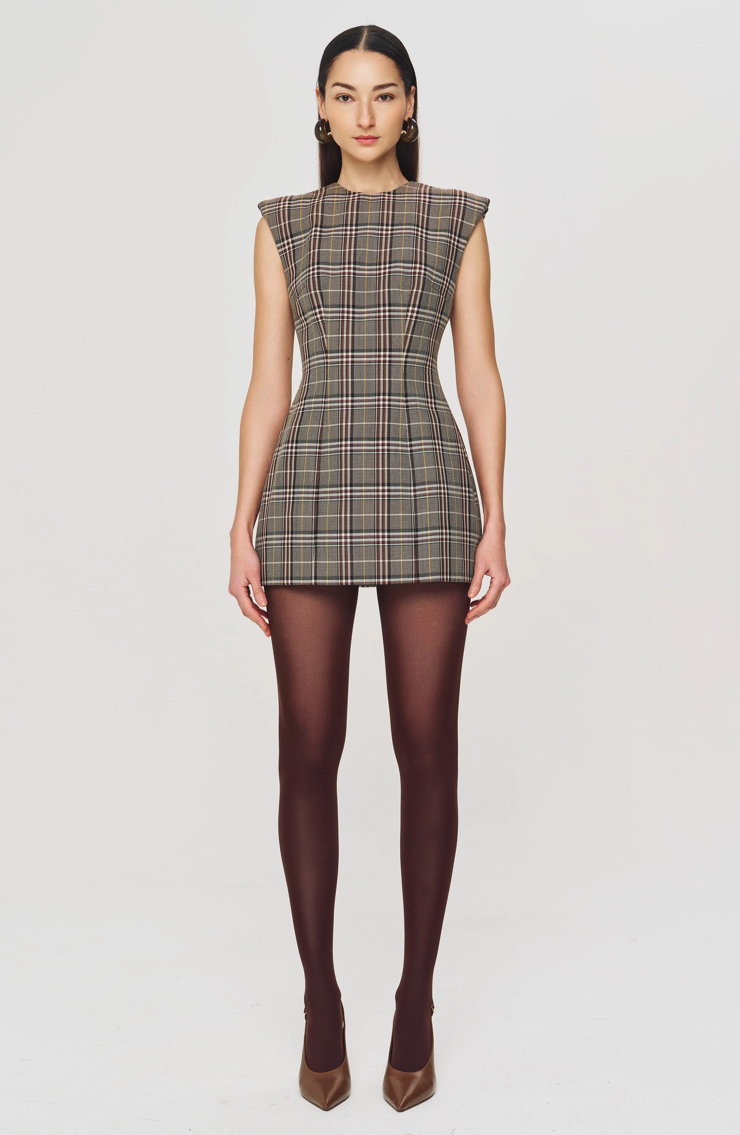 Wolverton Dress | Brown Multi - Image 3
