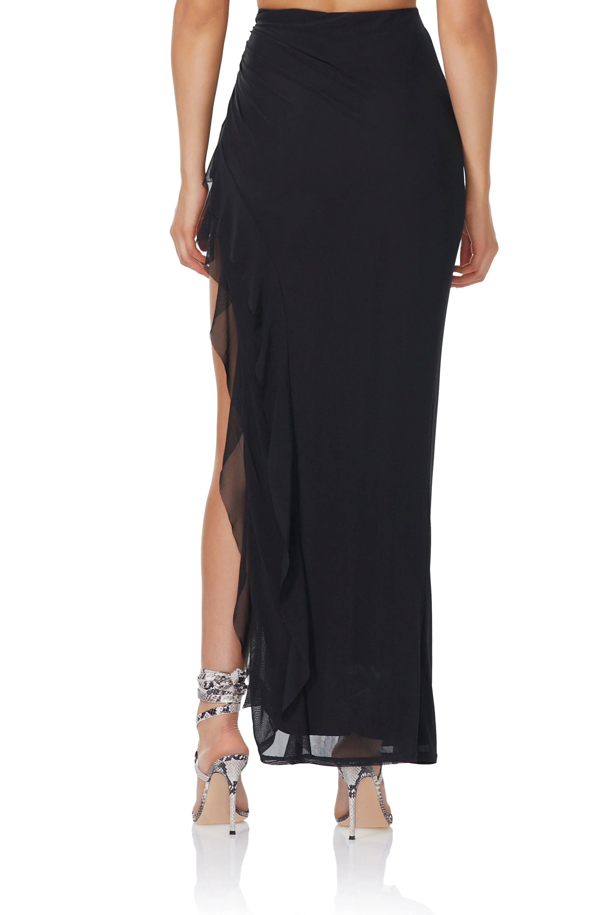 Sal Maxi Skirt | Noir - Image 5