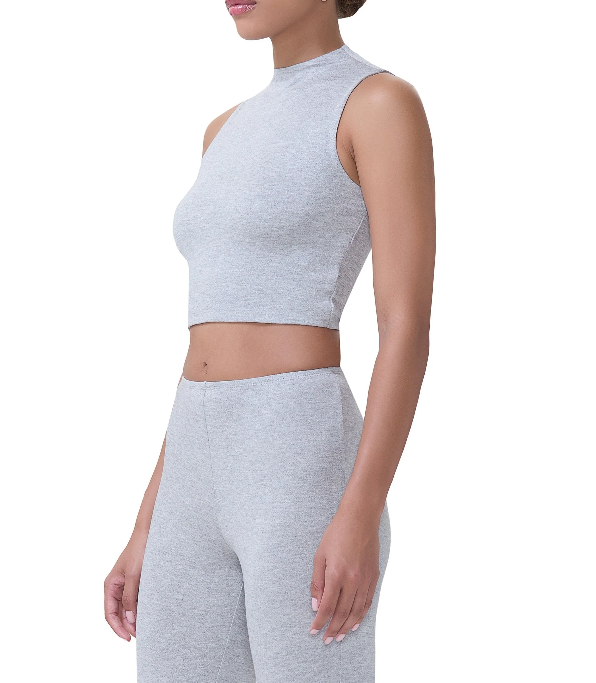 Shelly Top | Heather Grey - Image 2