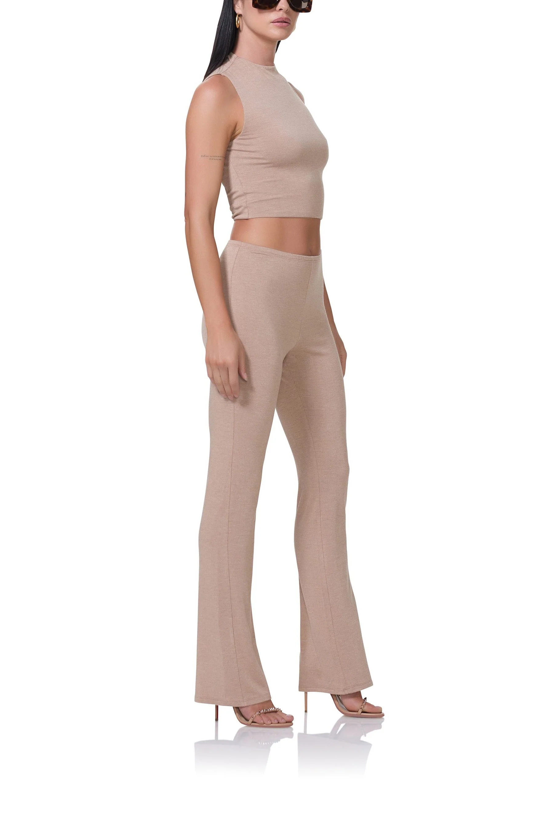 Shelly Top | Heather Taupe - Image 2