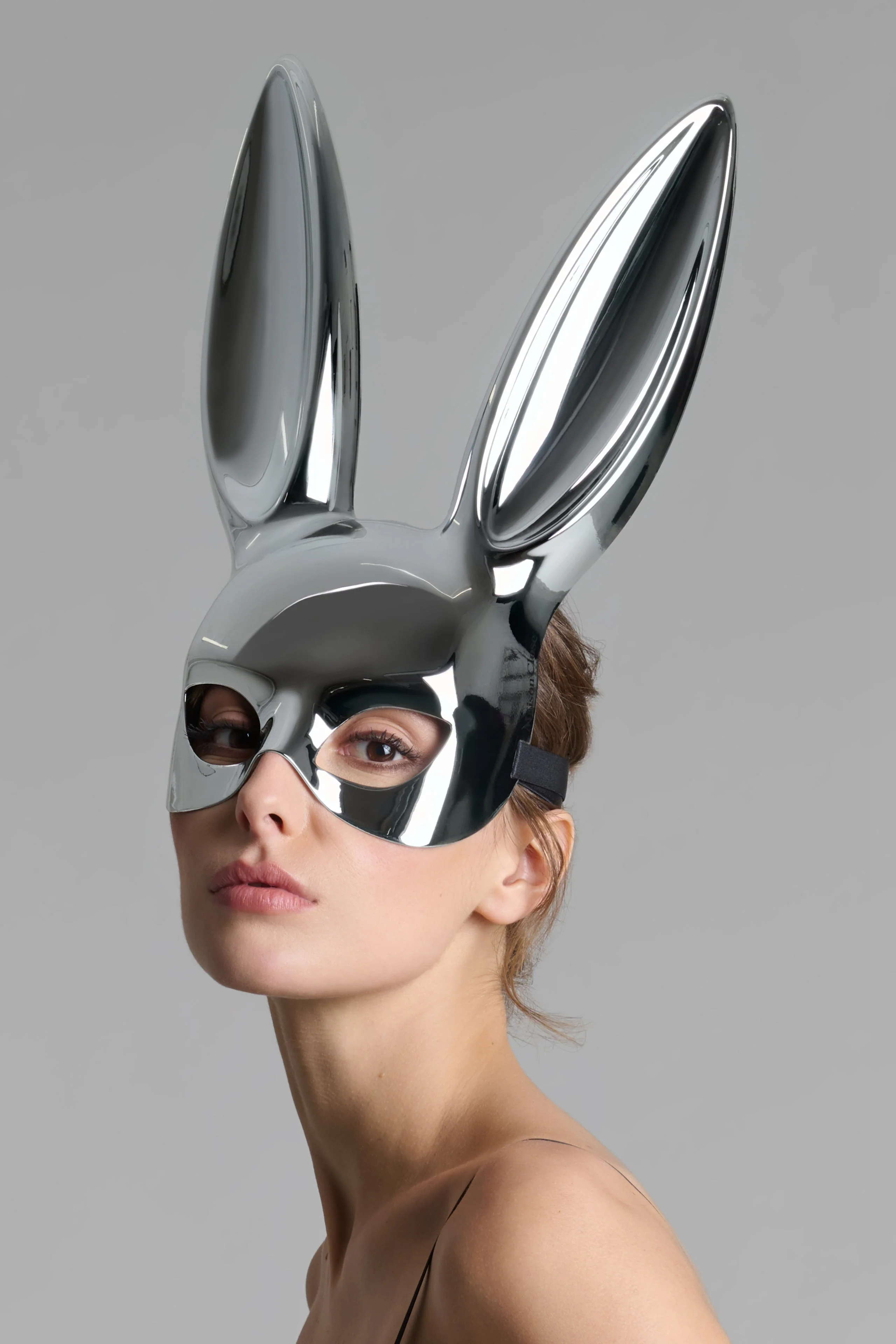 Mirror bunny mask - Les Fetiches | Silver - Image 2