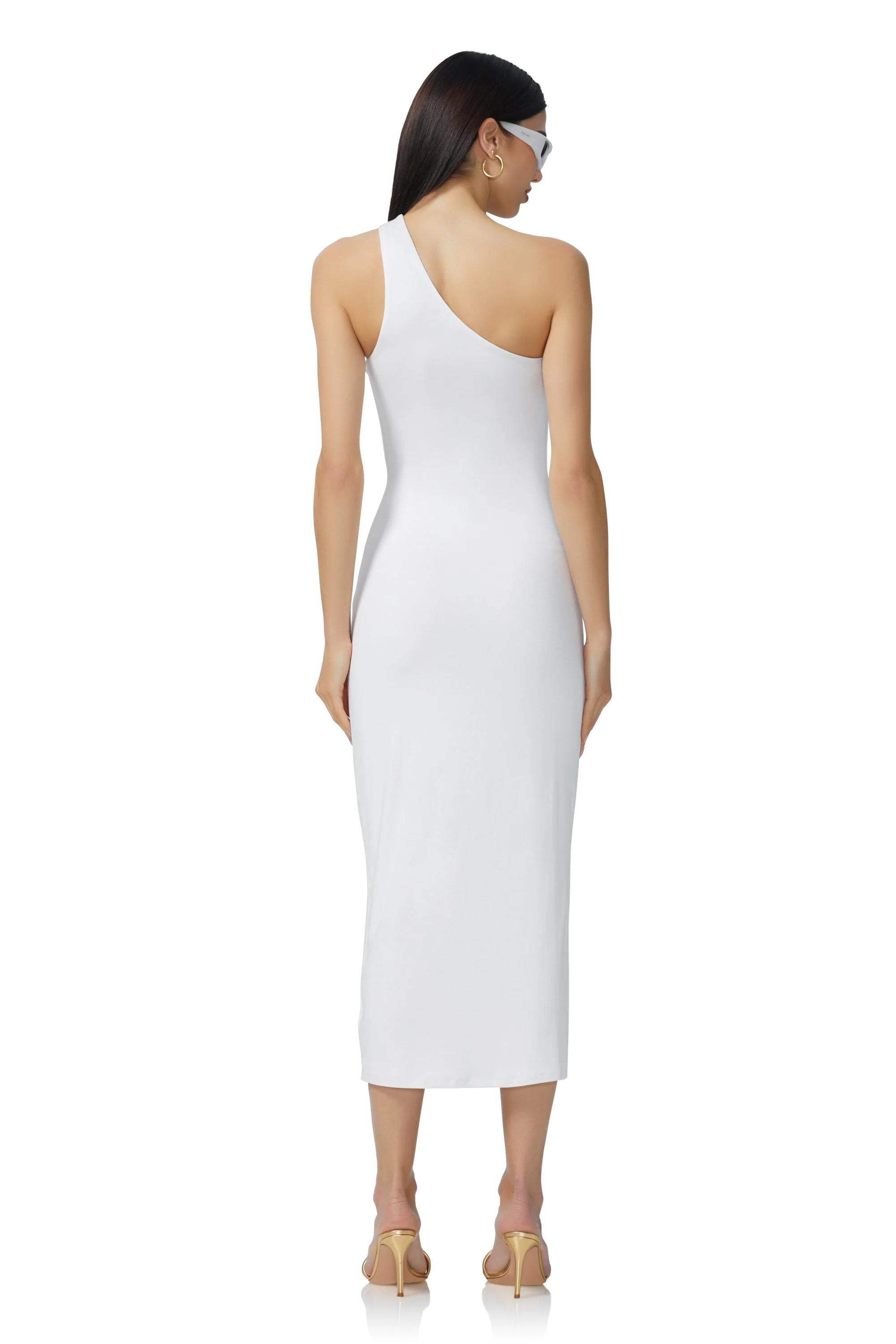Sloane Midi Dress | Bright White - Image 4