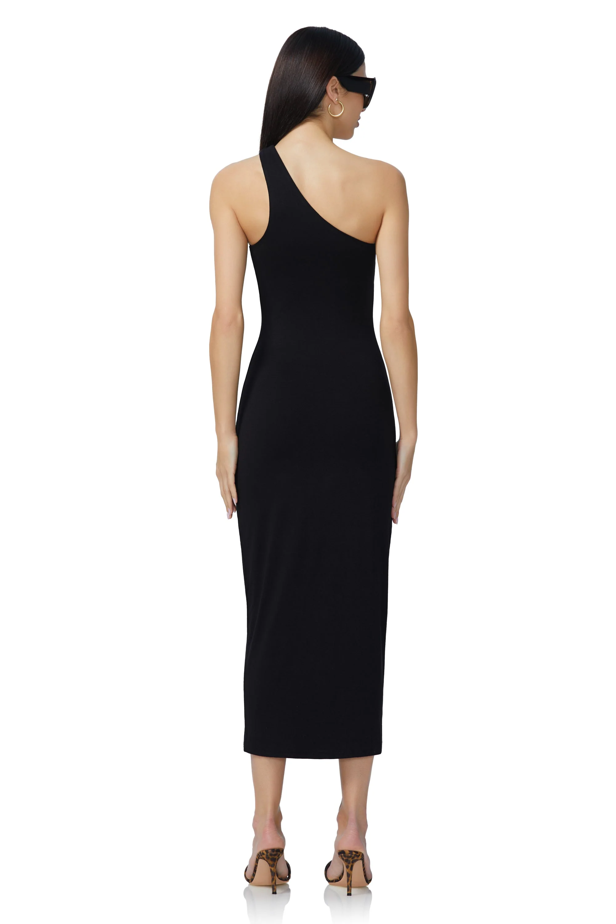 Sloane Midi Dress | Noir - Image 4