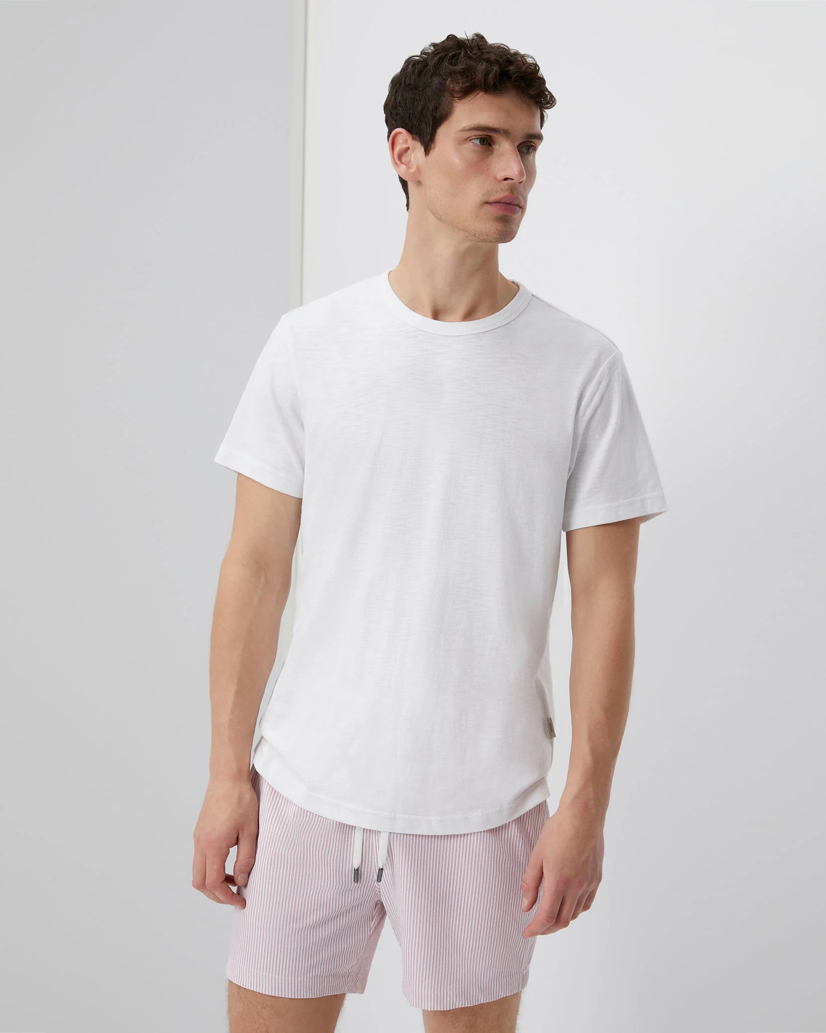 Mens | Slub Tee | White - Image 2