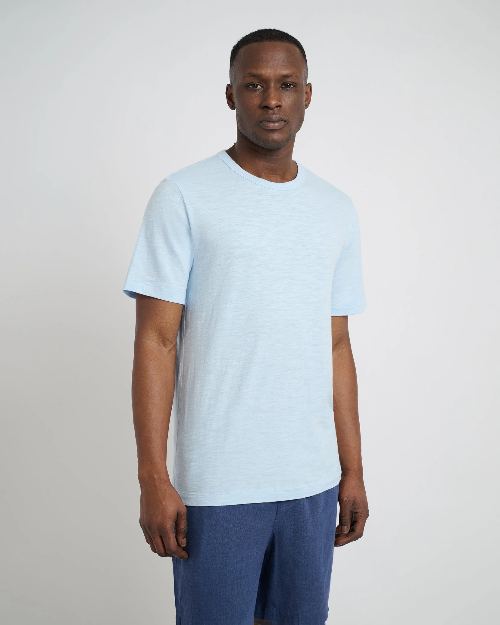 Mens | Slub Tee | Ballad Blue - Image 2