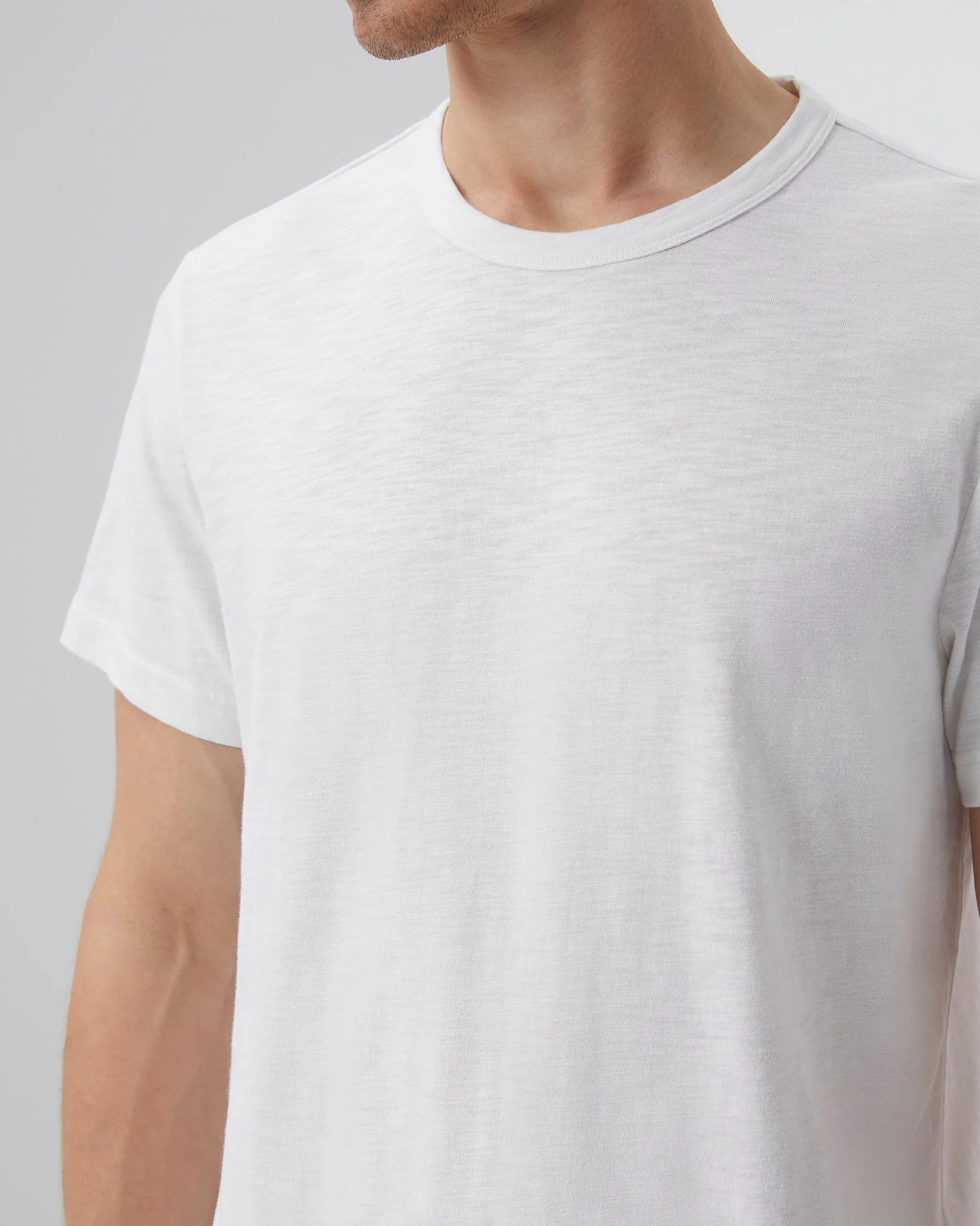 Mens | Slub Tee | White - Image 3