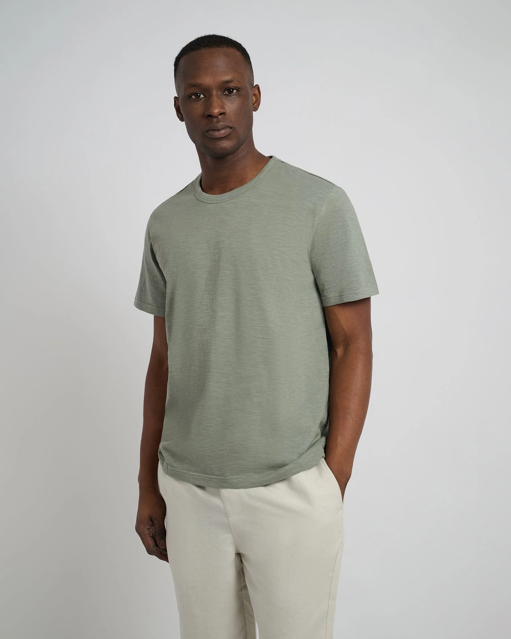 Mens | Slub Tee | Agave - Image 4