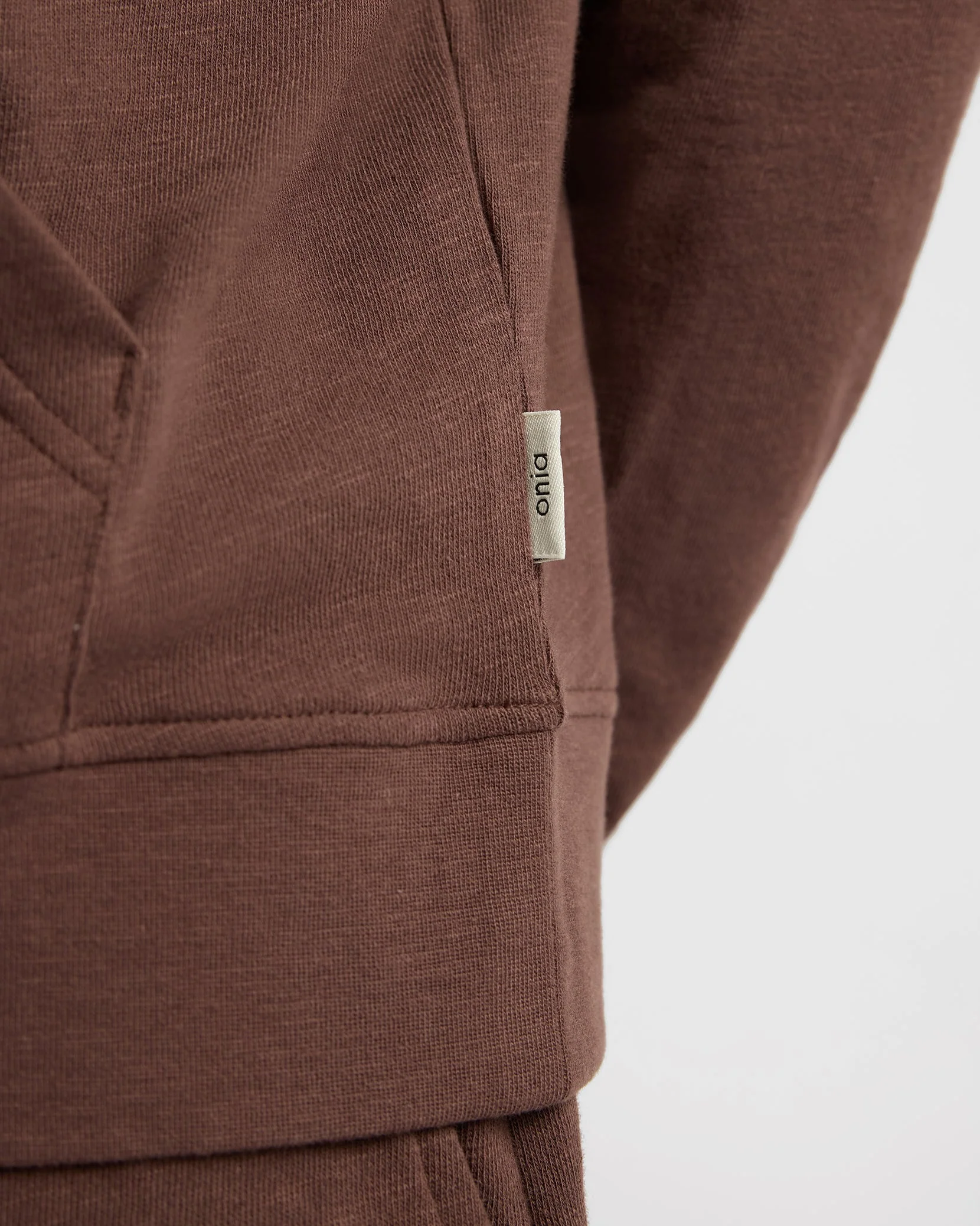 Mens | Slub Terry Hoodie | Java - Image 5