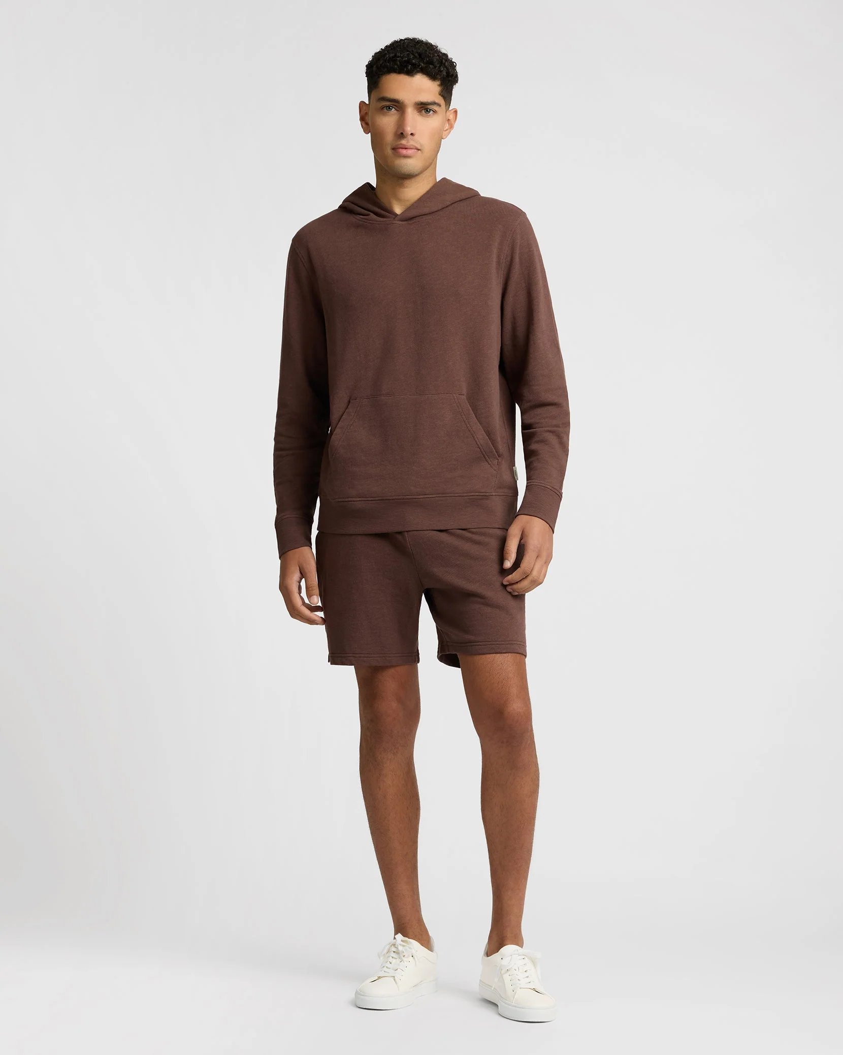 Mens | Slub Terry Hoodie | Java - Image 6