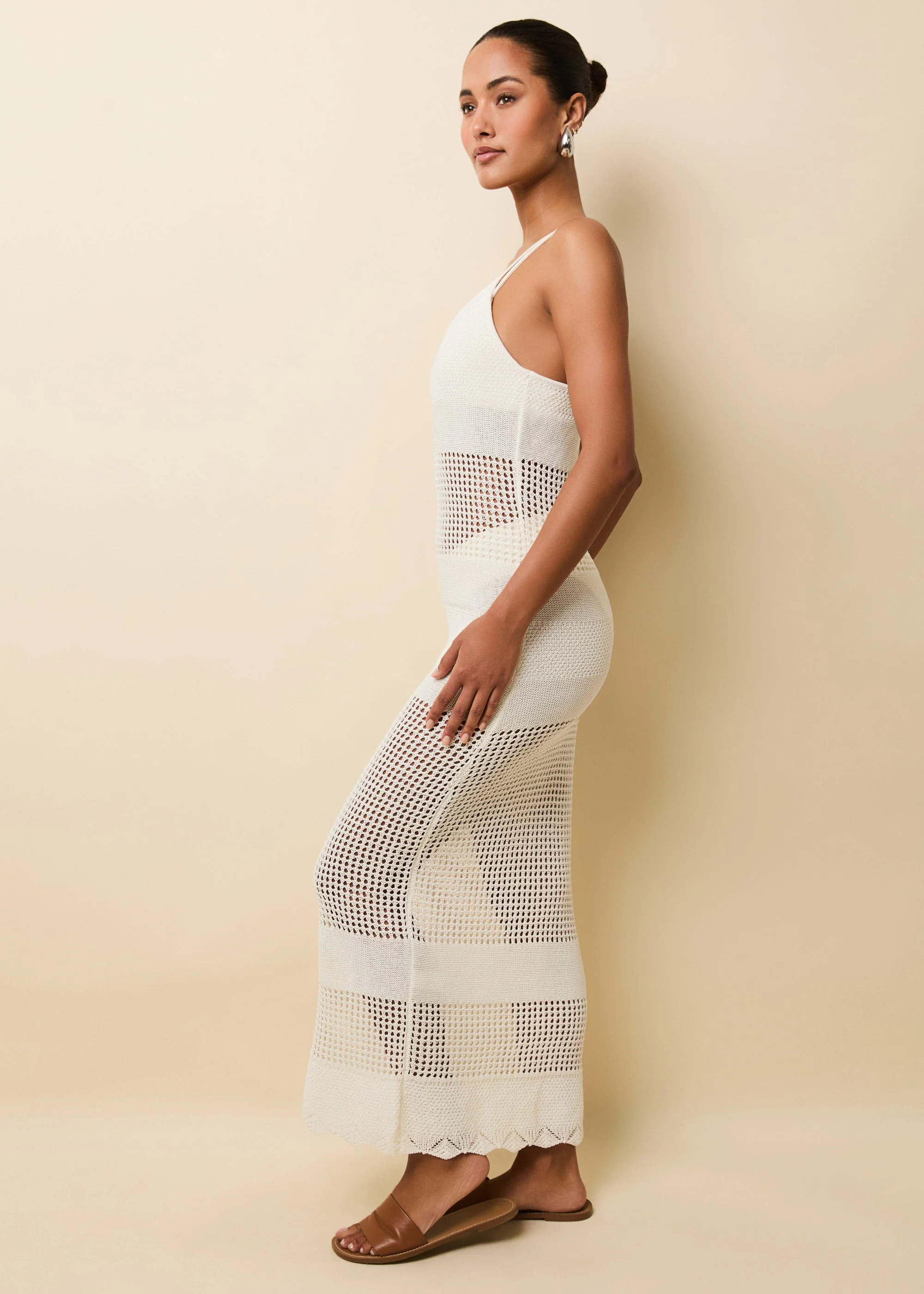 Felice Dress Pointelle | Brule - Image 4