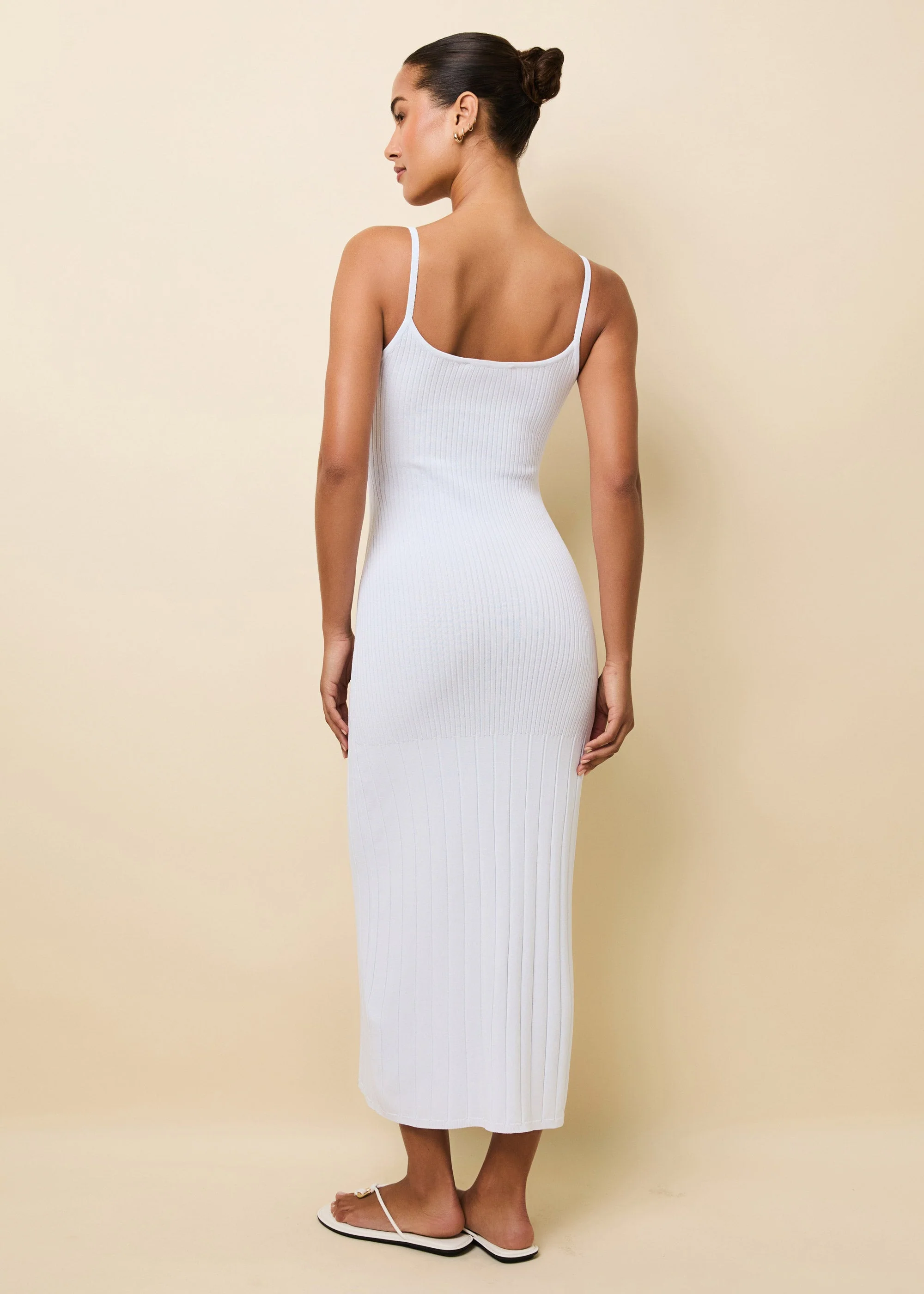 Noel Dress | Optic White - Image 3